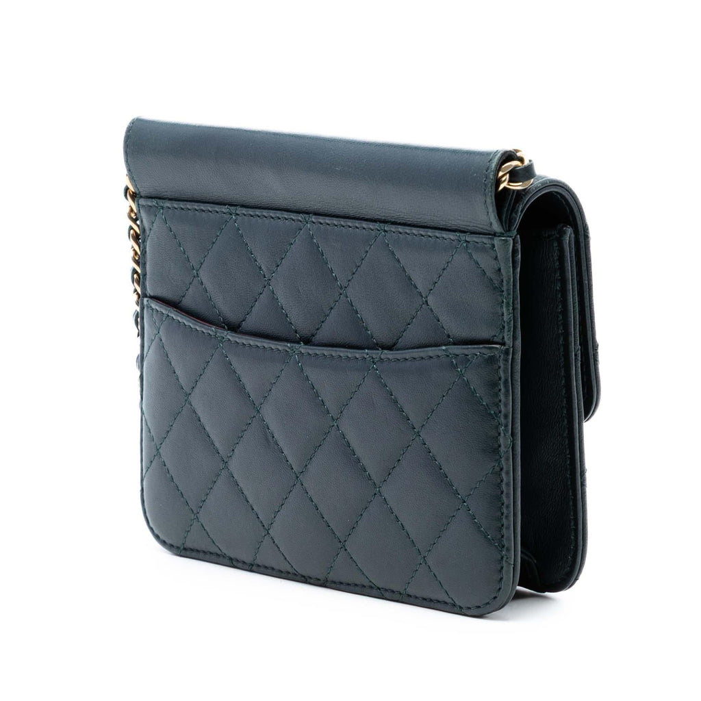 Chanel Mini Quilted Lambskin Crossing Times Flap