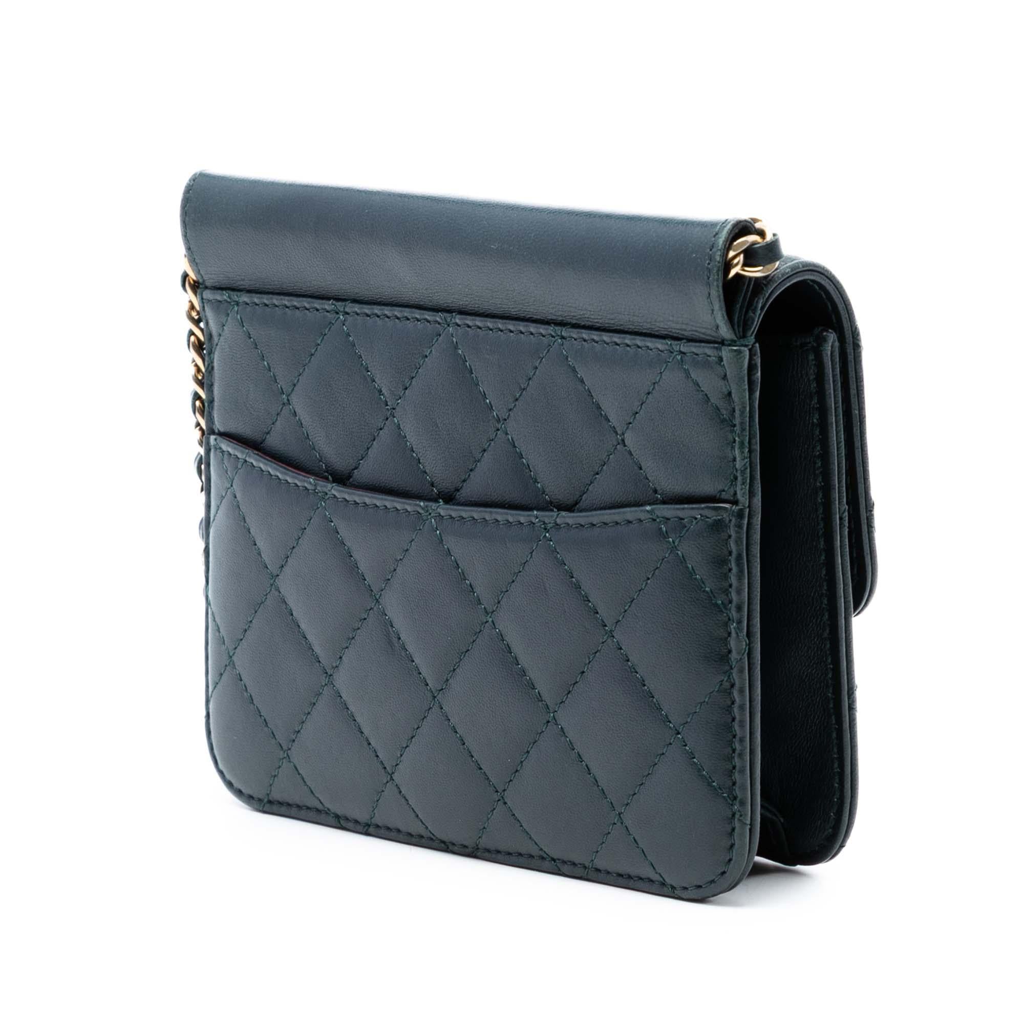 Chanel Mini Quilted Lambskin Crossing Times Flap