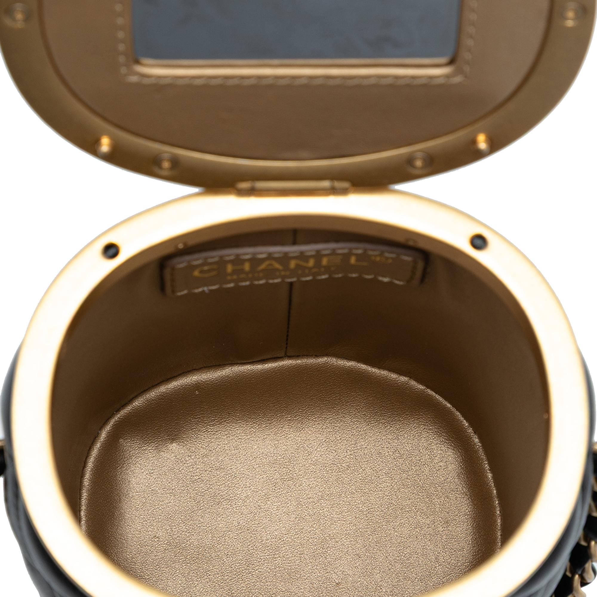 Chanel Mini Quilted Lambskin Crown Box Bag
