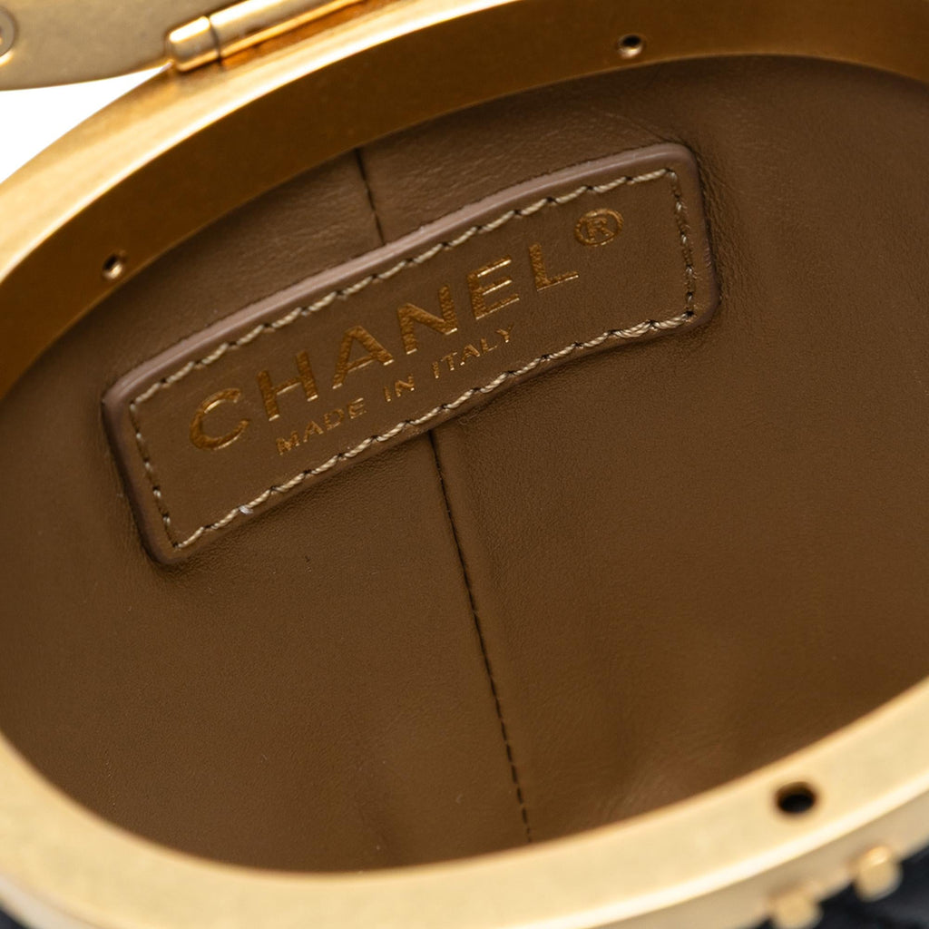 Chanel Mini Quilted Lambskin Crown Box Bag