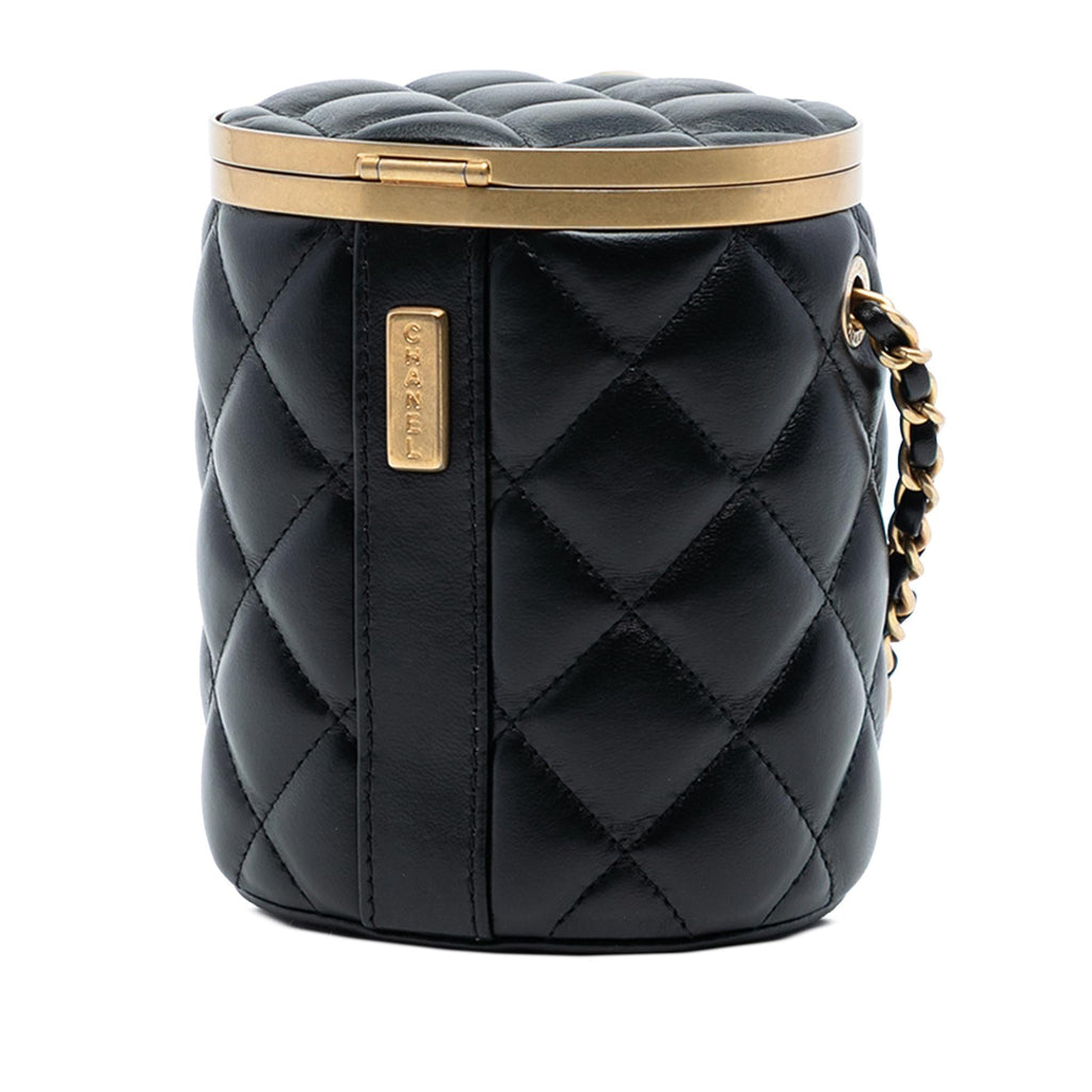 Chanel Mini Quilted Lambskin Crown Box Bag