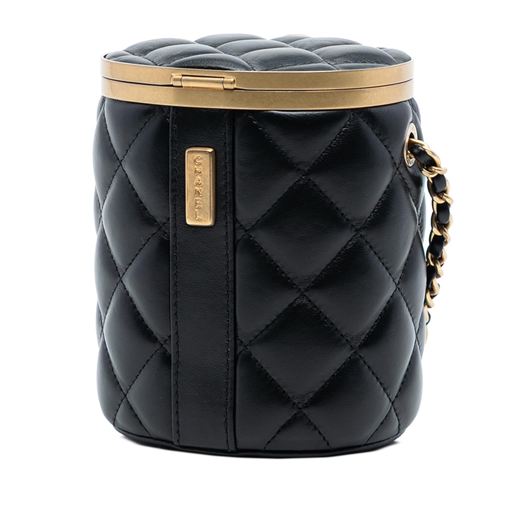 Chanel Mini Quilted Lambskin Crown Box Bag