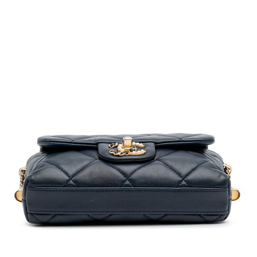 Chanel Mini Quilted Lambskin Crush on Chains Flap