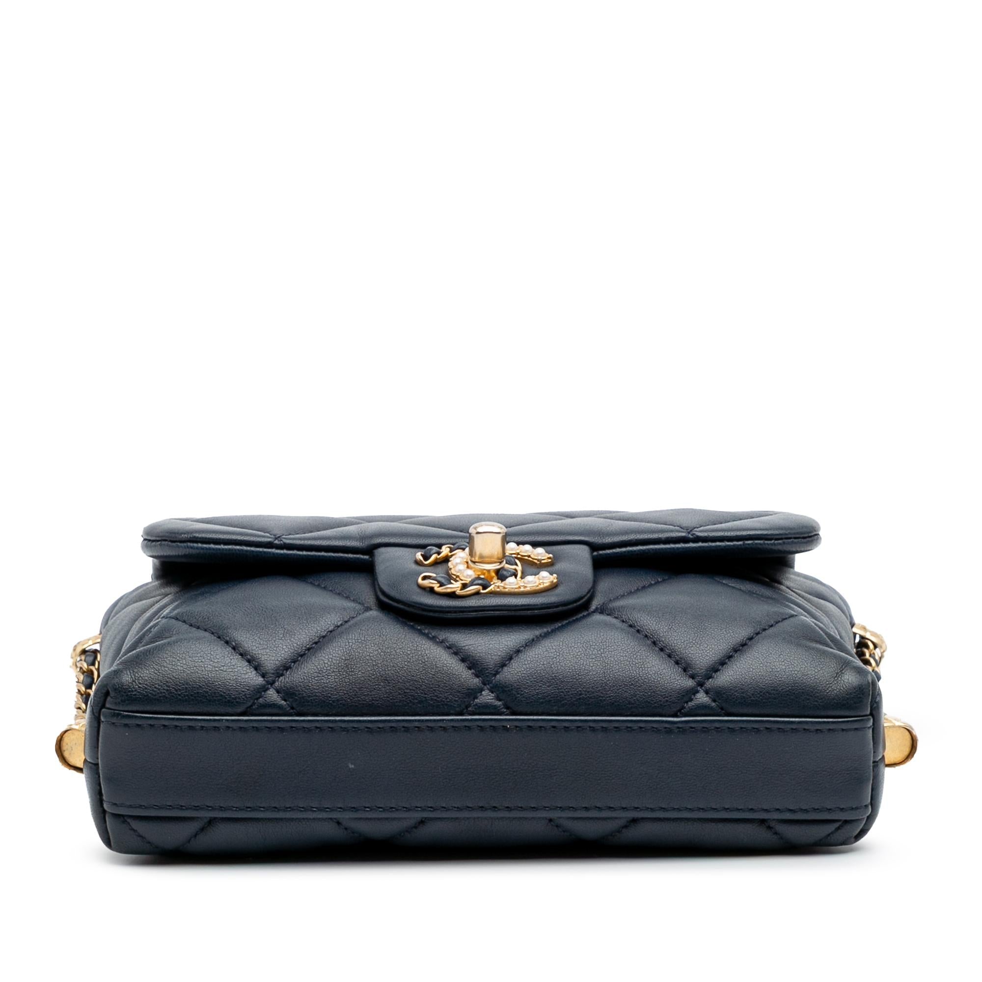 Chanel Mini Quilted Lambskin Crush on Chains Flap