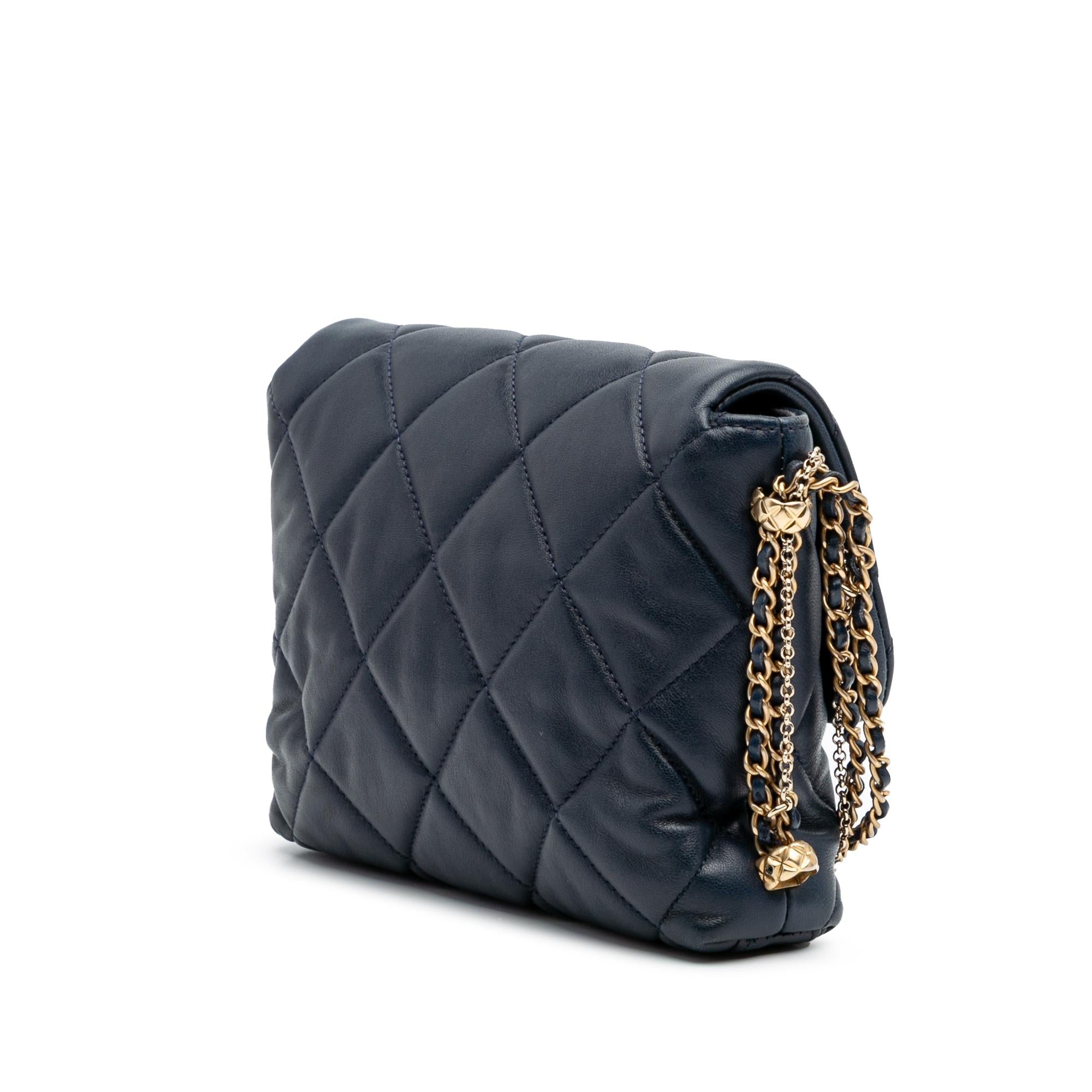 Chanel Mini Quilted Lambskin Crush on Chains Flap