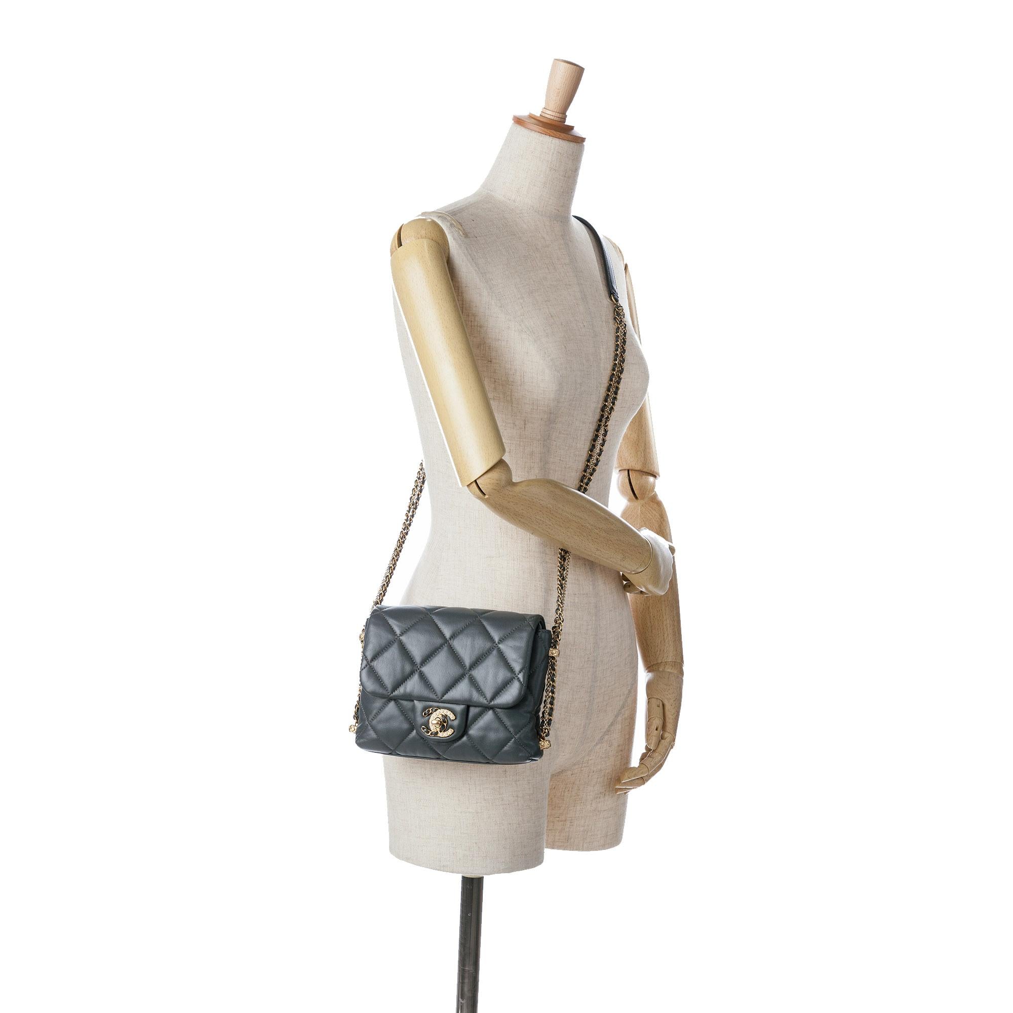 Chanel Mini Quilted Lambskin Crush on Chains Flap