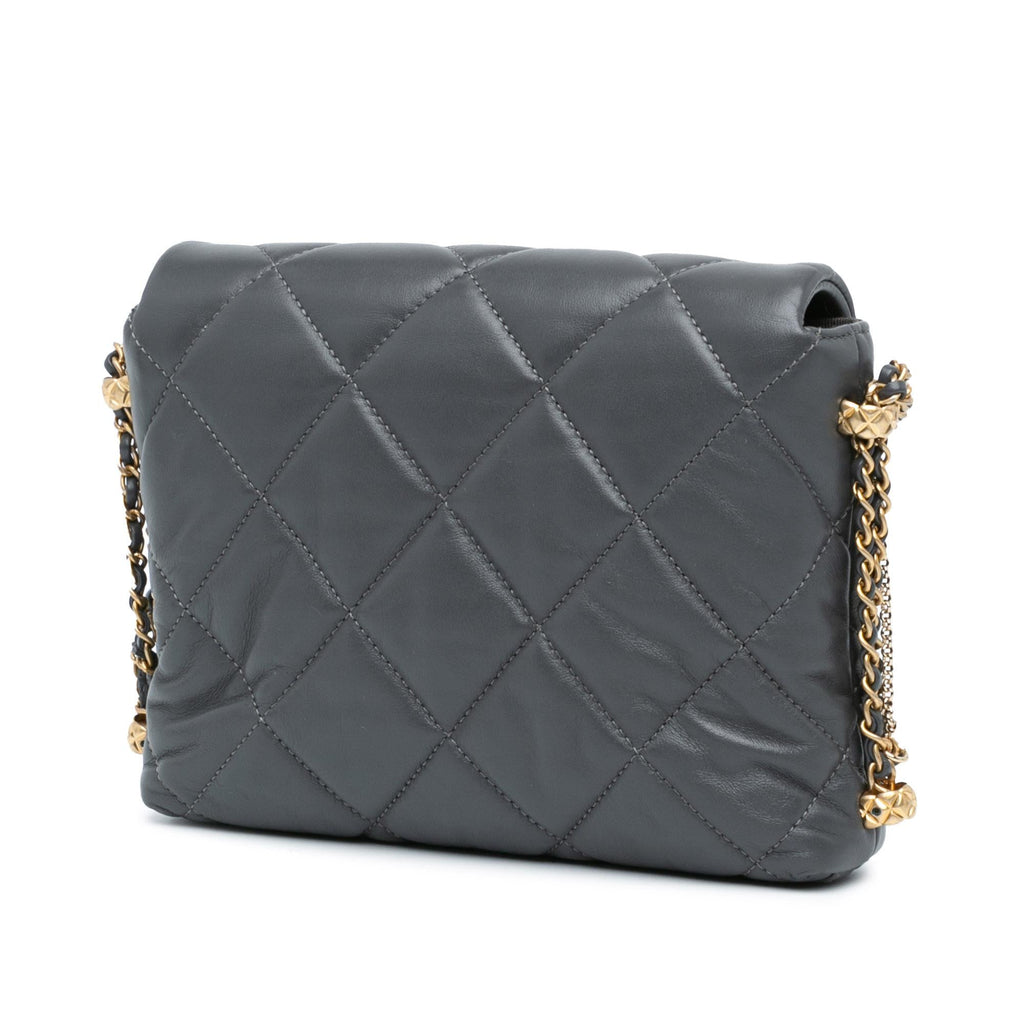 Chanel Mini Quilted Lambskin Crush on Chains Flap