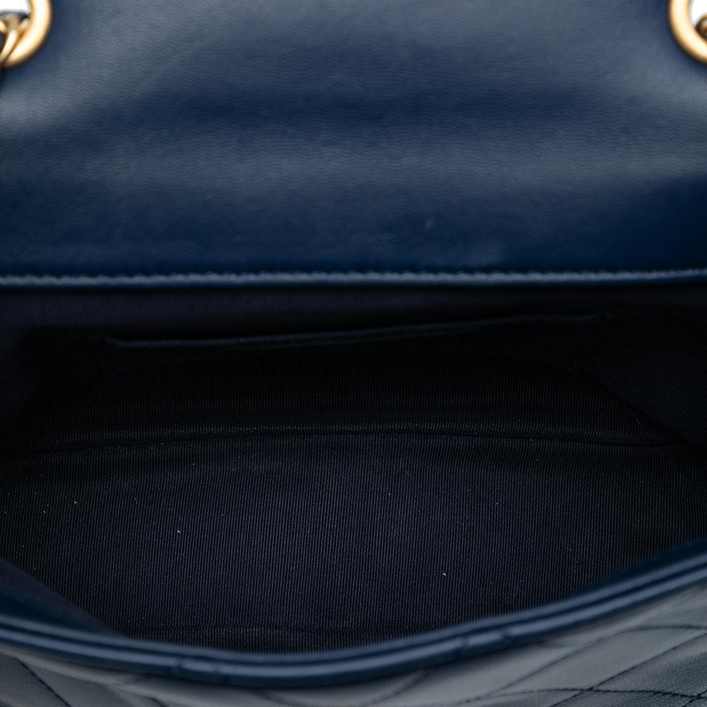 Chanel Mini Quilted Lambskin In The Loop Flap