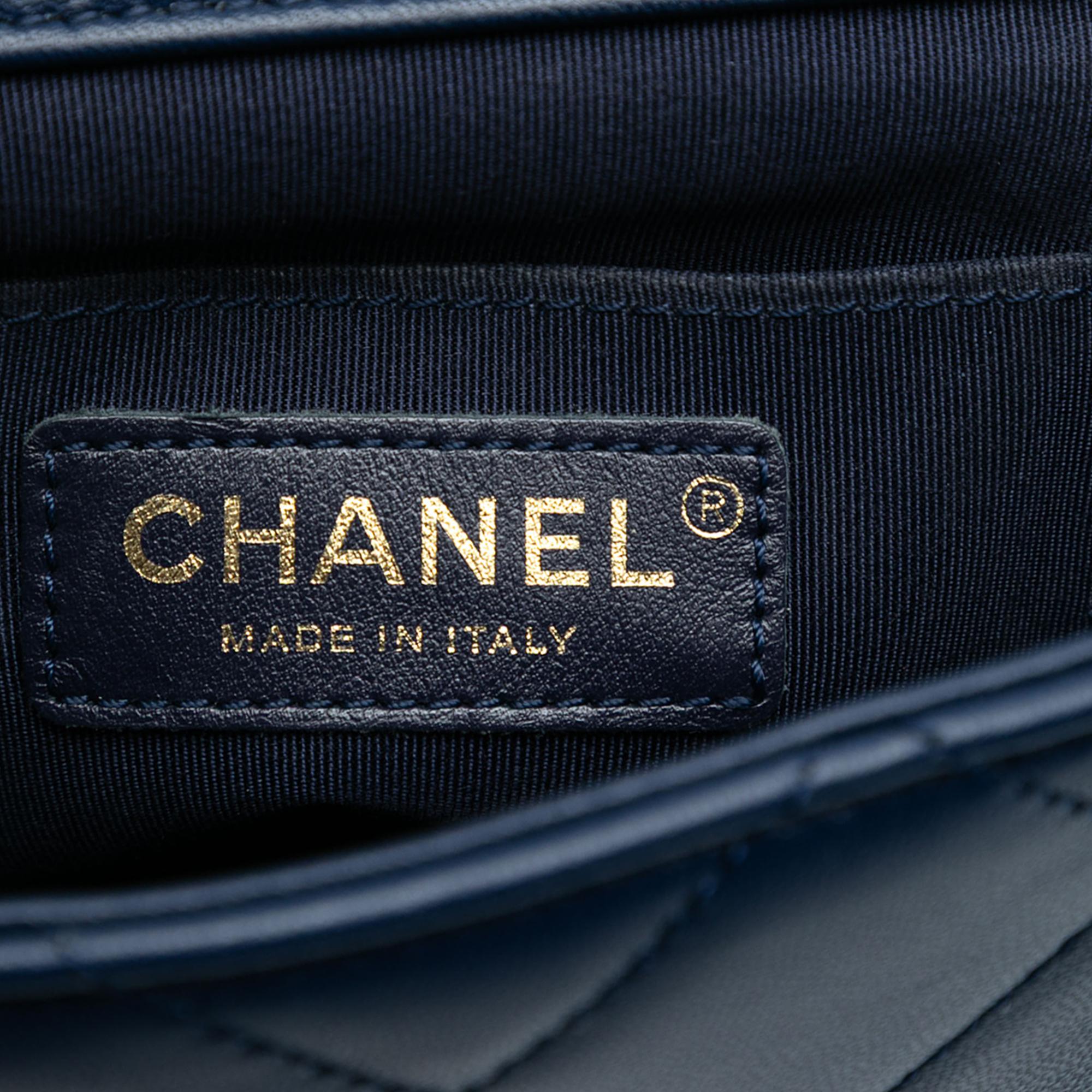 Chanel Mini Quilted Lambskin In The Loop Flap