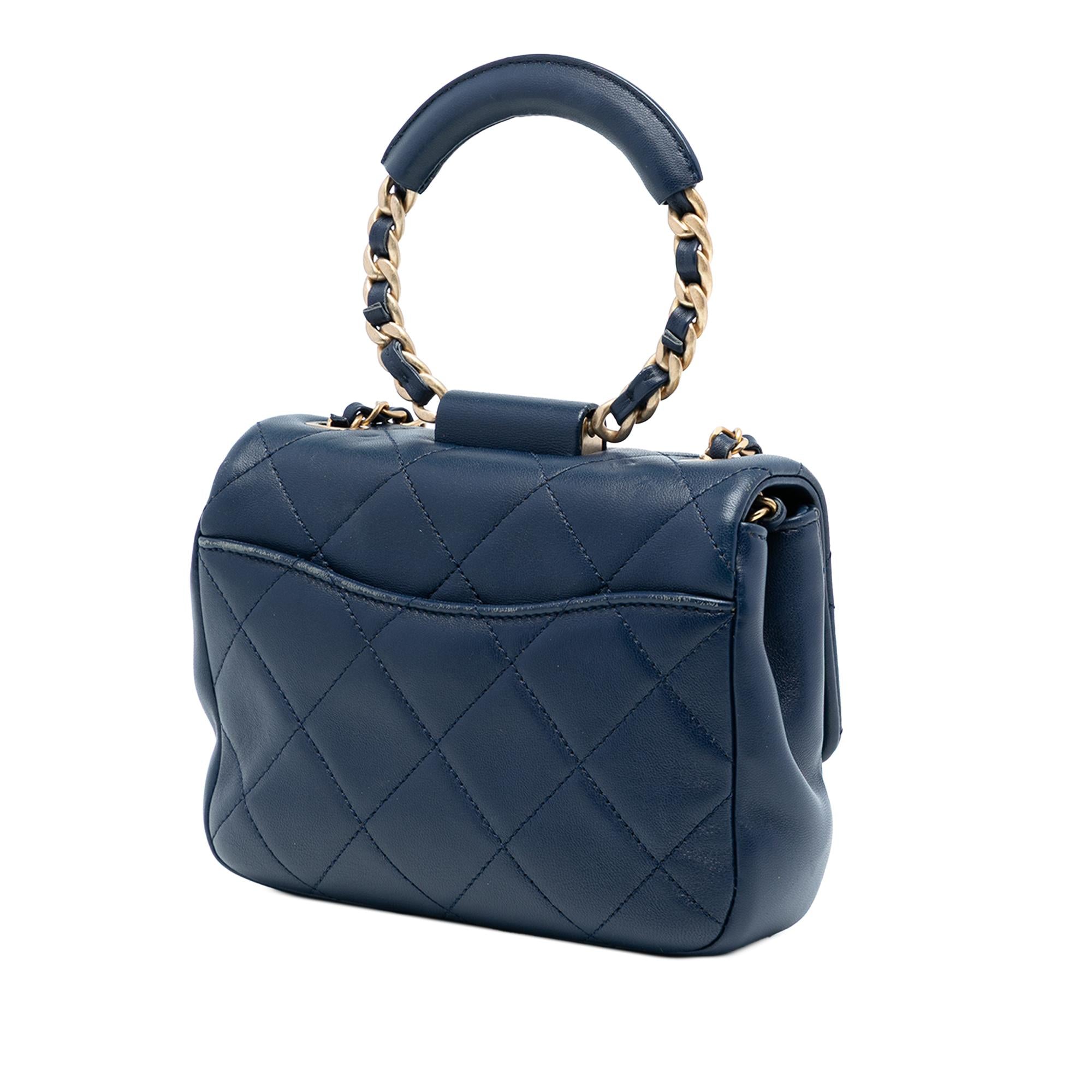 Chanel Mini Quilted Lambskin In The Loop Flap