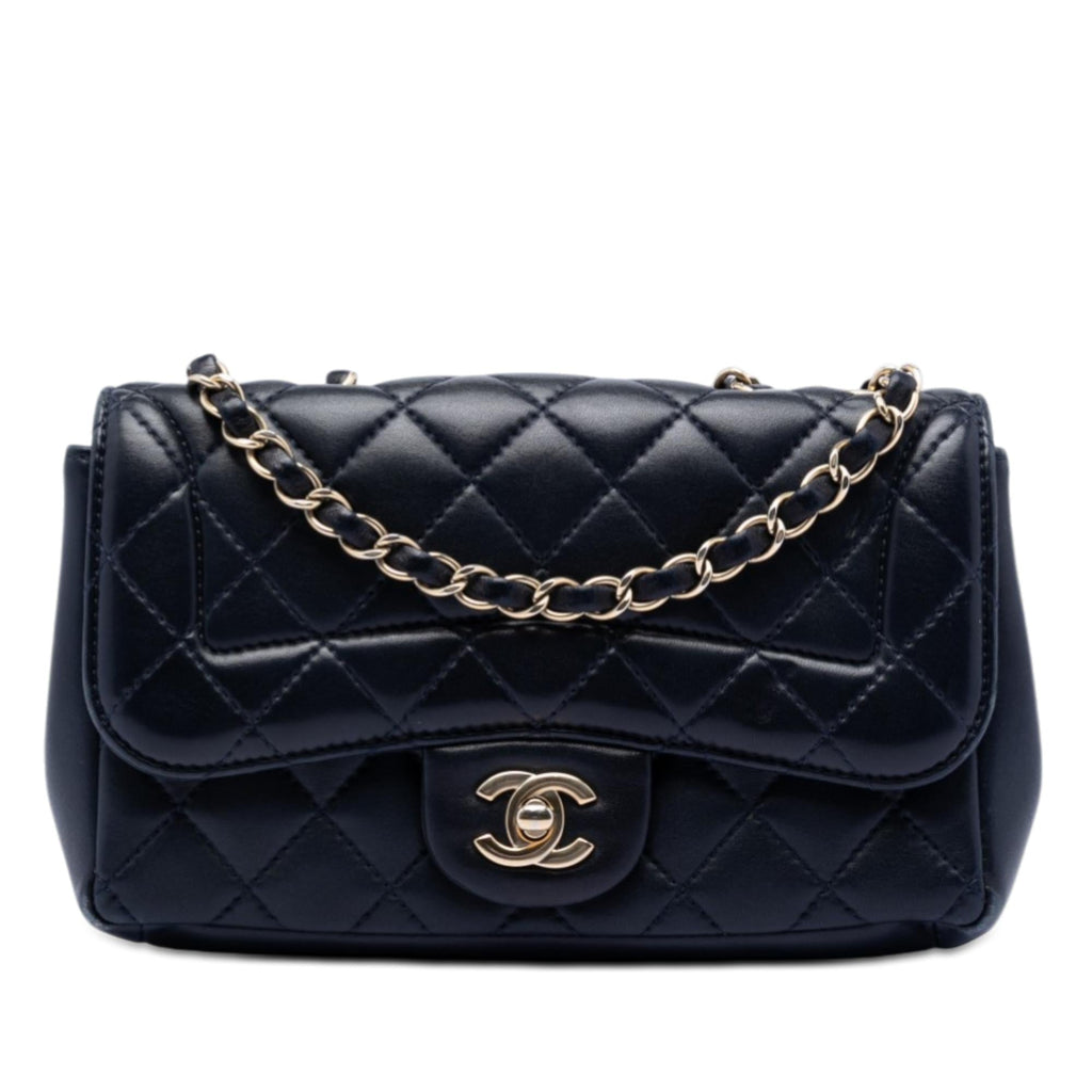 Chanel Mini Quilted Lambskin Mademoiselle Chic Flap