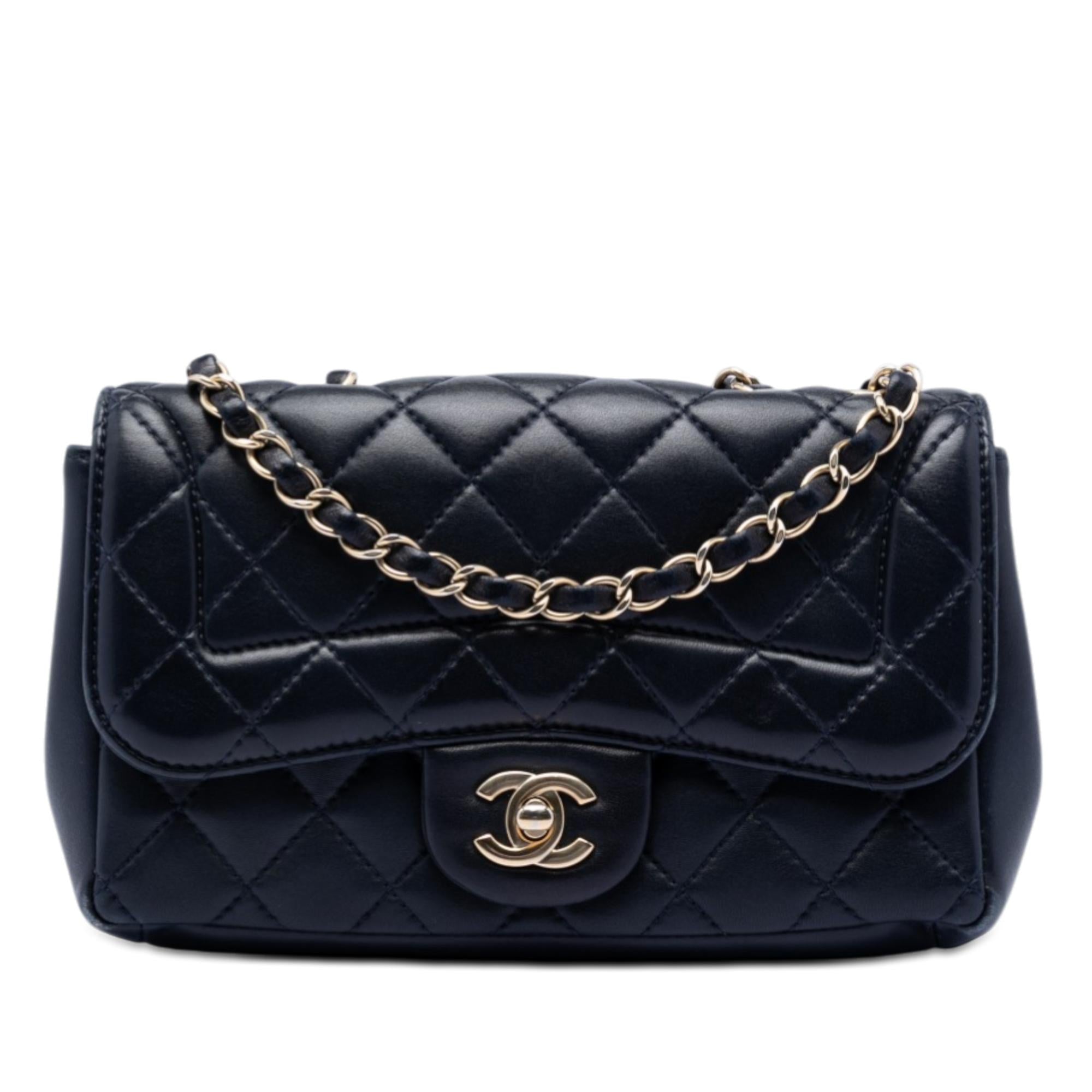 Chanel Mini Quilted Lambskin Mademoiselle Chic Flap