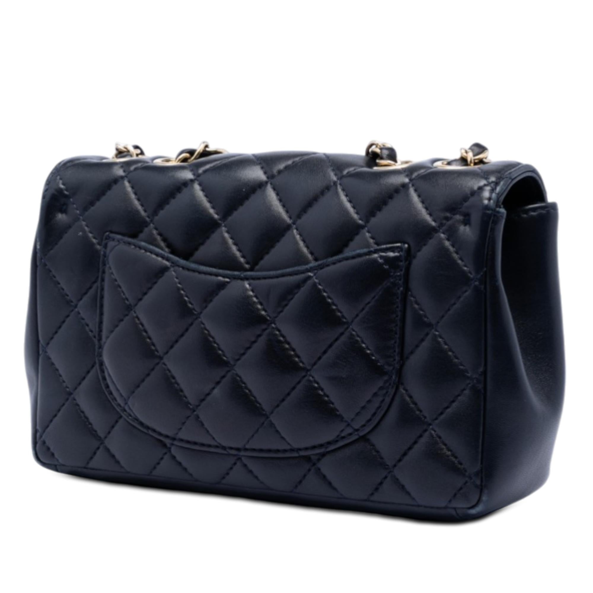 Chanel Mini Quilted Lambskin Mademoiselle Chic Flap