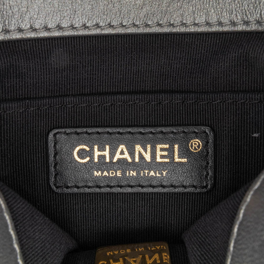 Chanel Mini Quilted Lambskin Side Note Flap