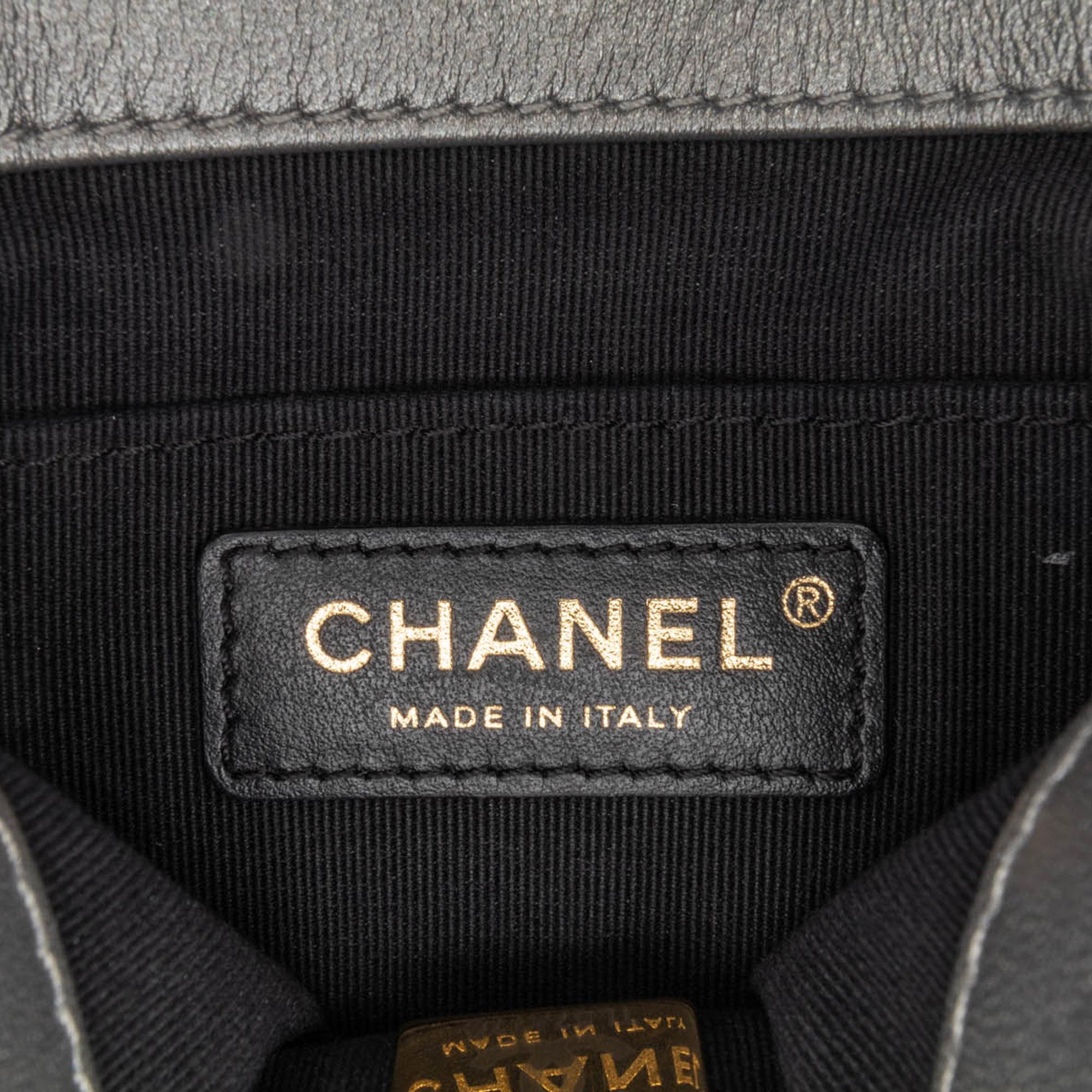 Chanel Mini Quilted Lambskin Side Note Flap