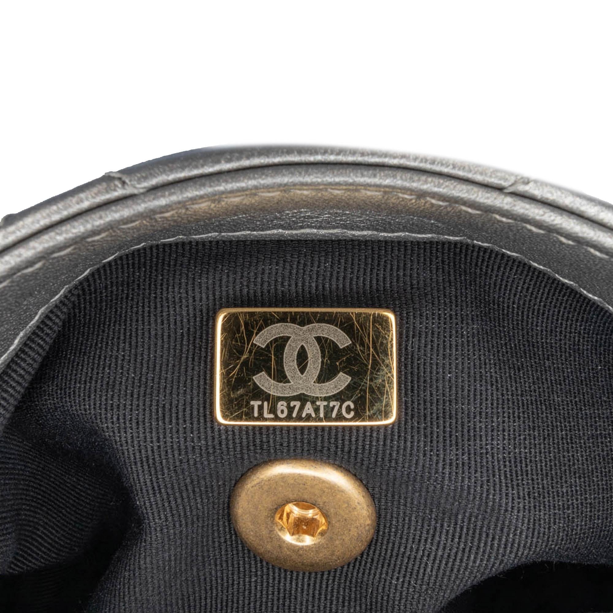 Chanel Mini Quilted Lambskin Side Note Flap