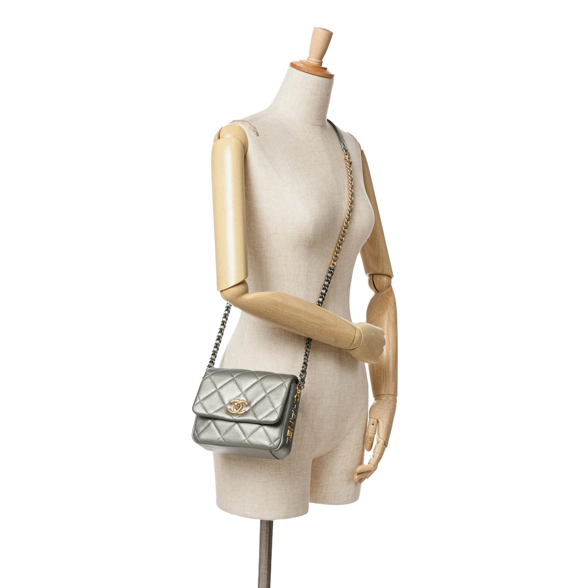 Chanel Mini Quilted Lambskin Side Note Flap