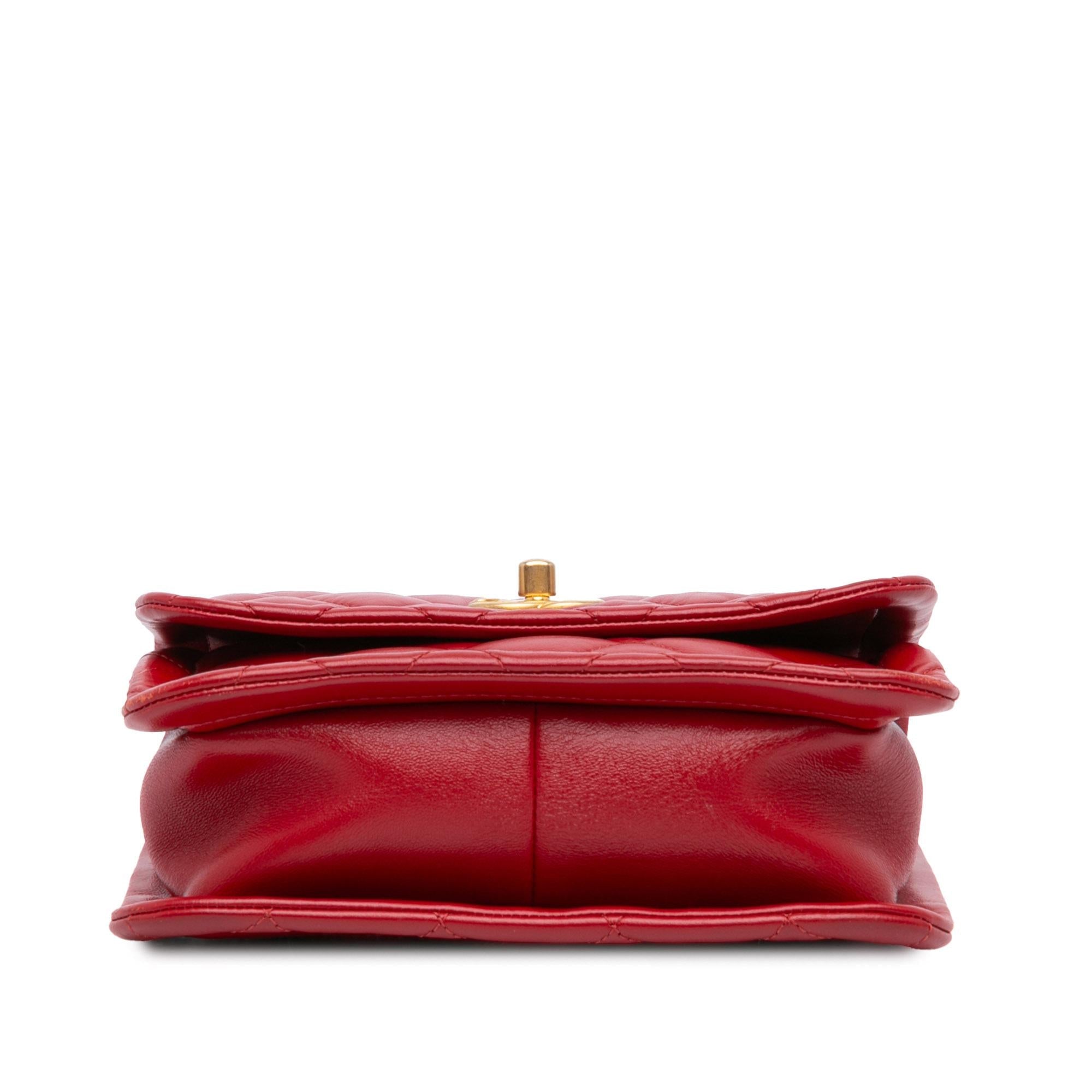 Chanel Mini Quilted Lambskin Soft Square Flap