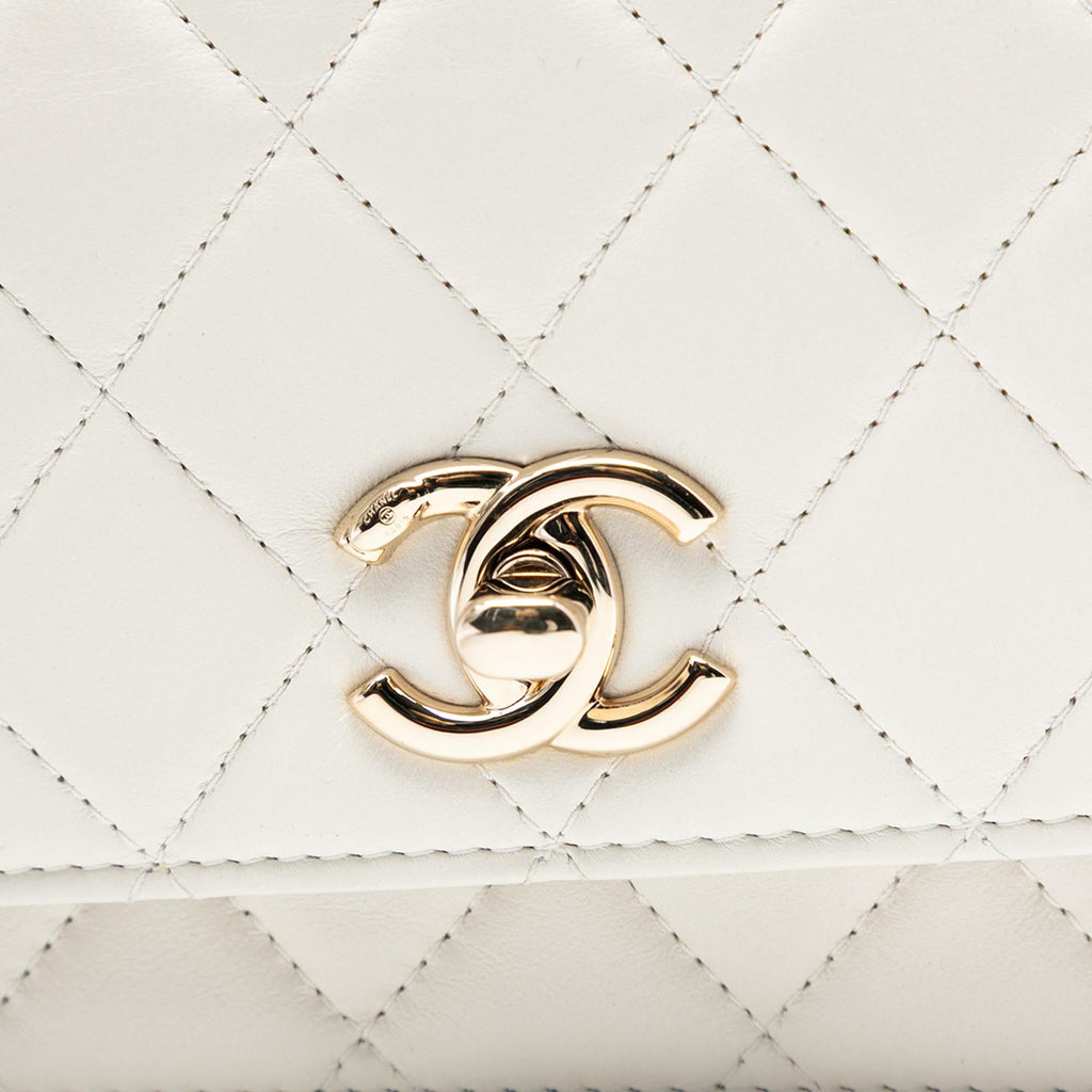 Chanel Mini Quilted Lambskin Trendy CC Wallet On Chain