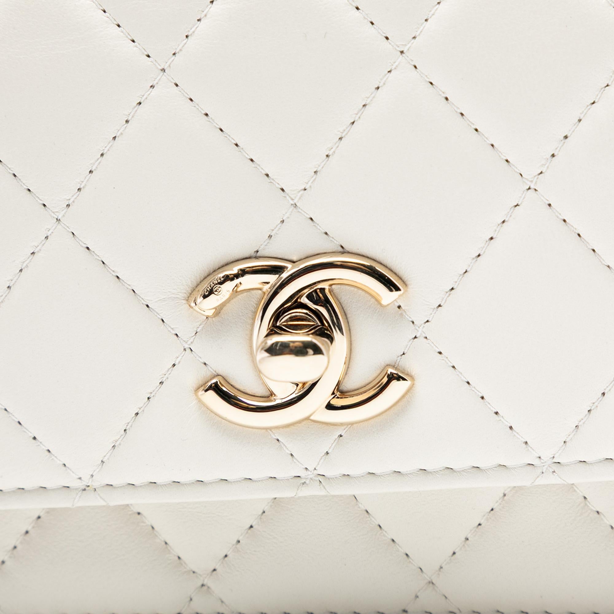 Chanel Mini Quilted Lambskin Trendy CC Wallet On Chain