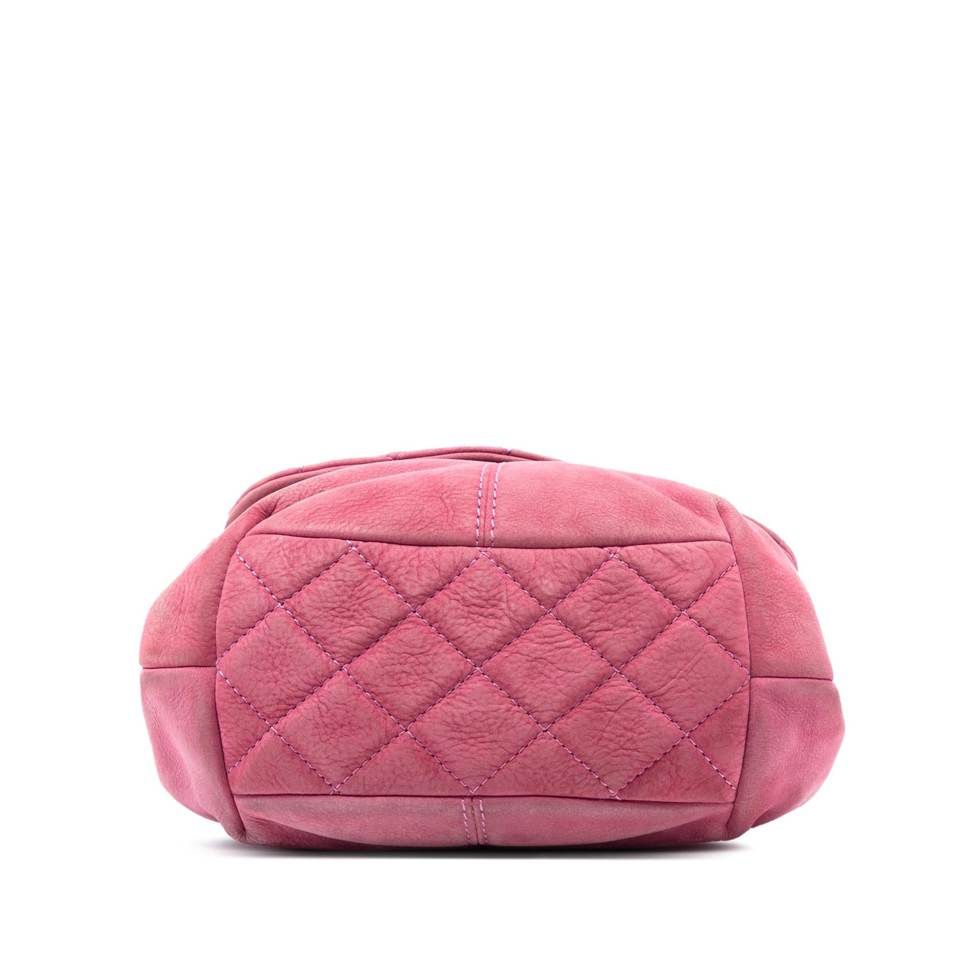 Chanel Mini Quilted Nubuck Trianon Messenger Flap
