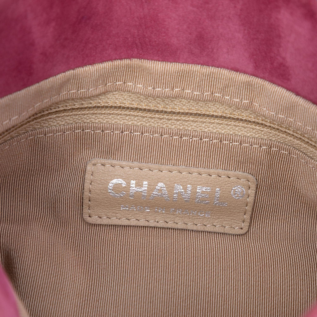 Chanel Mini Quilted Nubuck Trianon Messenger Flap