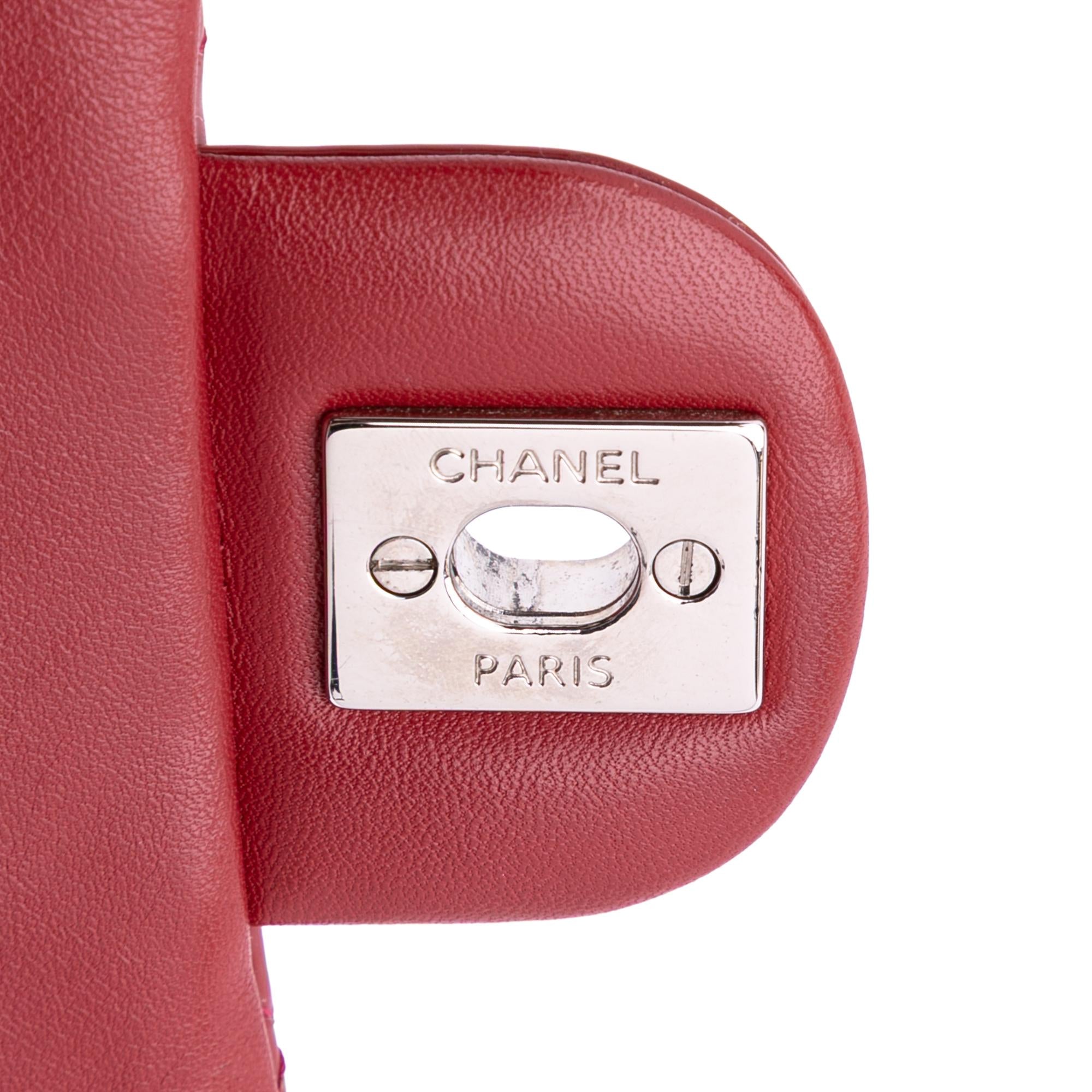 Chanel Mini Quilted Patent Phone Holder on Chain