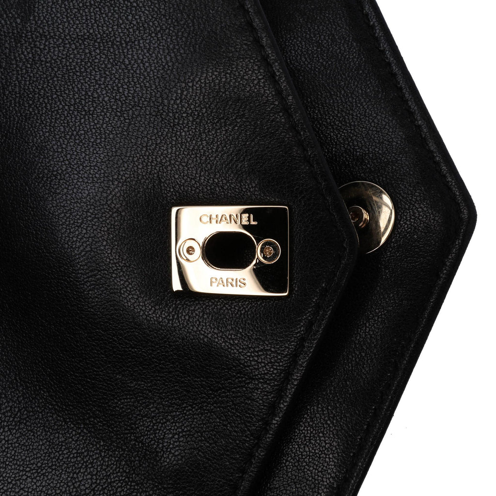 Chanel Mini Quilted Sheepskin Double Chevron Flap