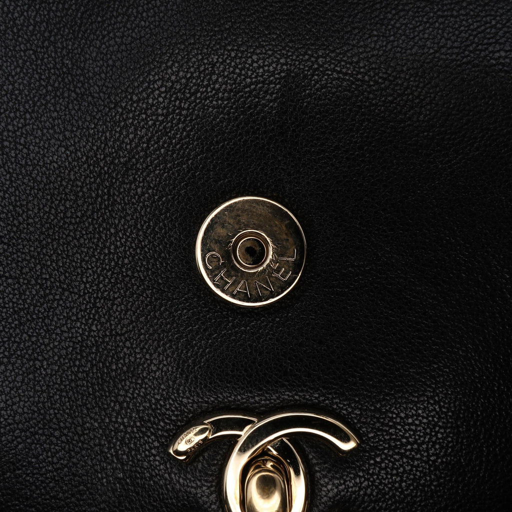 Chanel Mini Quilted Sheepskin Double Chevron Flap