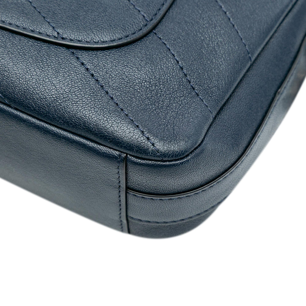 Chanel Mini Quilted Sheepskin Double Chevron Flap