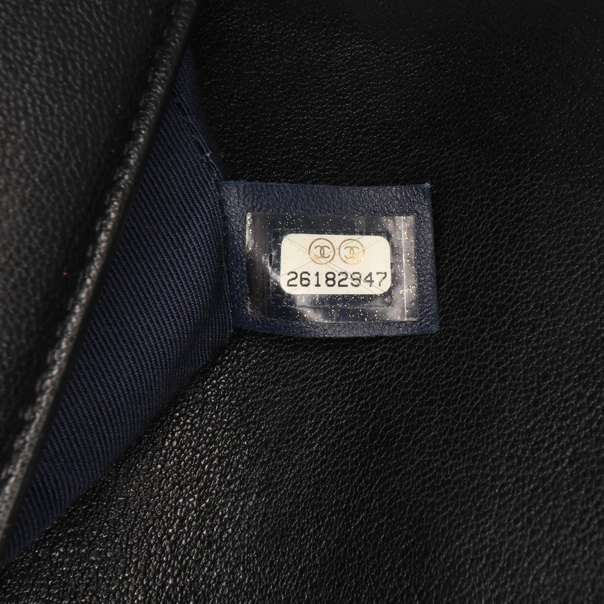Chanel Mini Quilted Sheepskin Double Chevron Flap