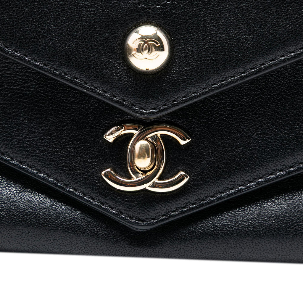 Chanel Mini Quilted Sheepskin Double Chevron Flap