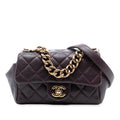 Chanel Mini Quilted Sheepskin Trapezio Flap