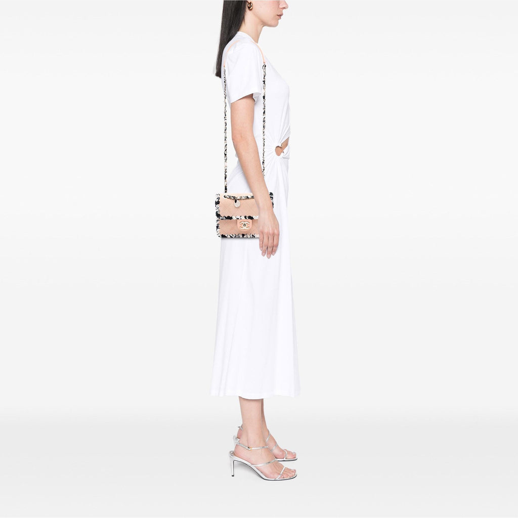 Chanel Mini Quilted Suede Braided My Own Frame Flap