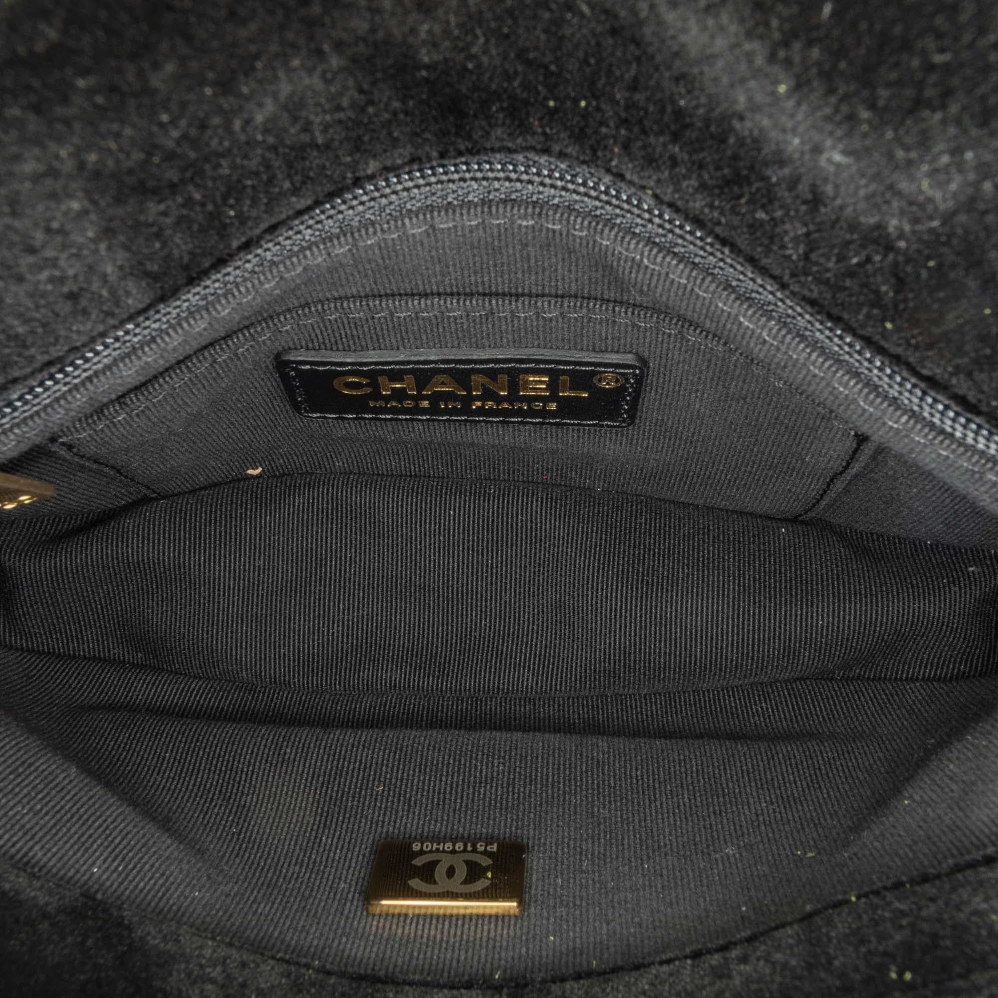 Chanel Mini Quilted Velvet Double Frame Flap