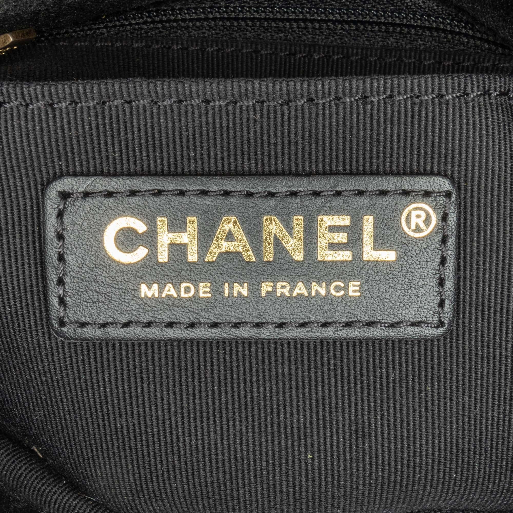 Chanel Mini Quilted Velvet Double Frame Flap