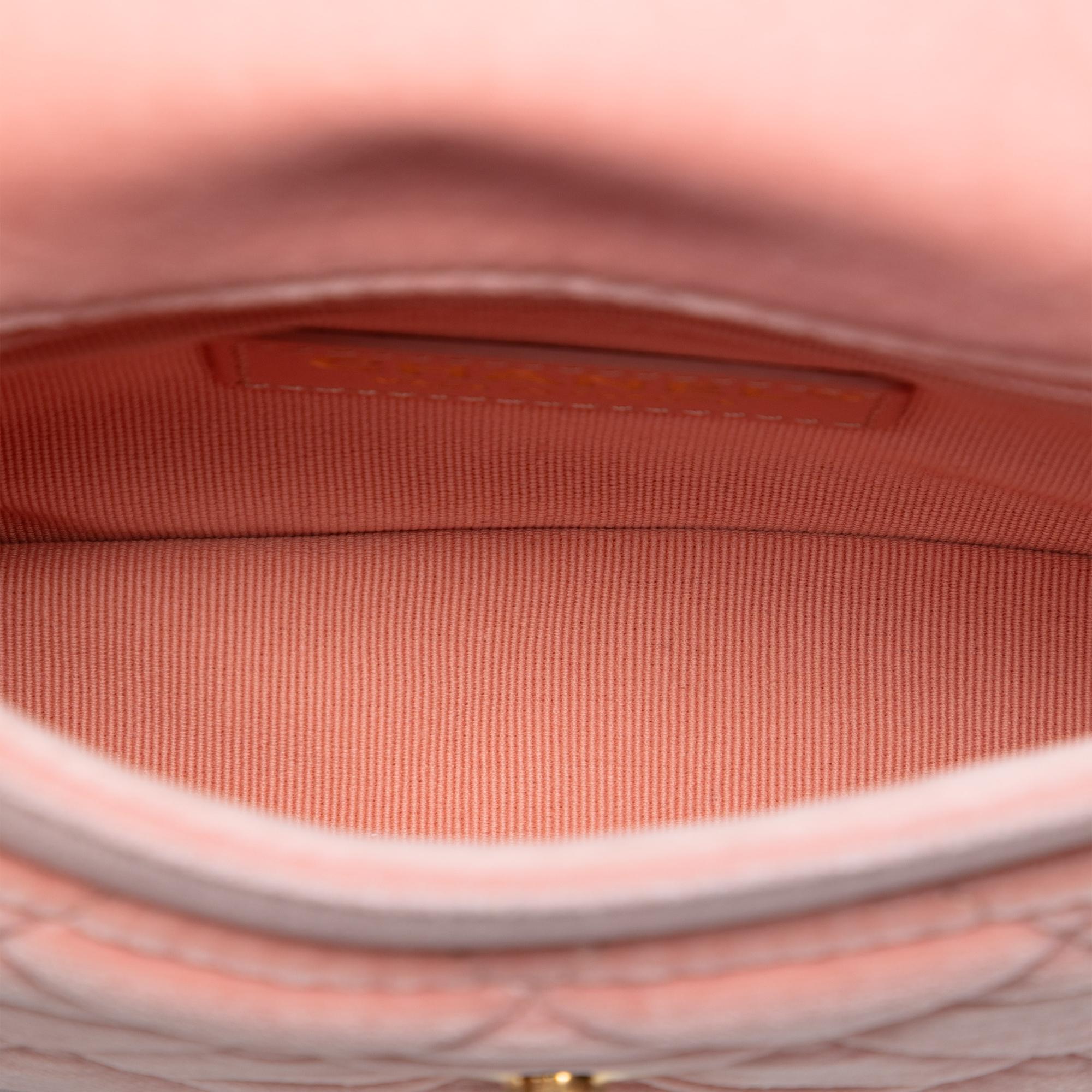 Chanel Mini Quilted Velvet Double Frame Flap