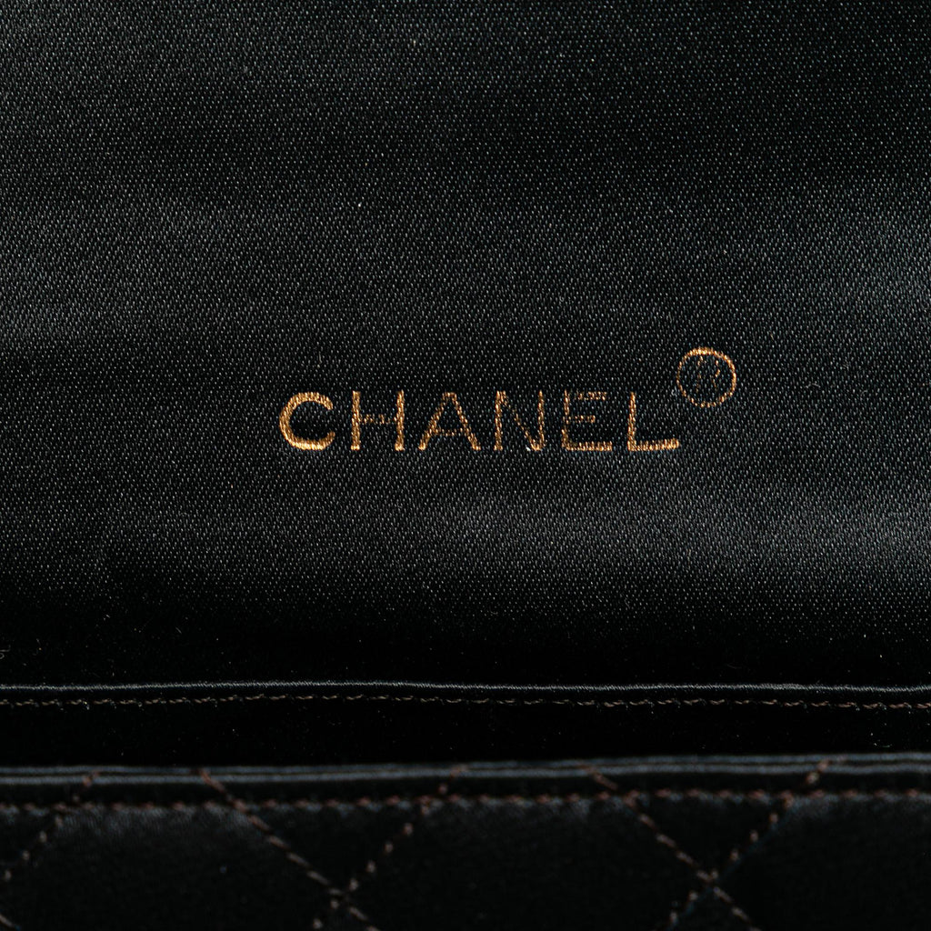 Chanel Mini Rectangular CC Quilted Satin Flap