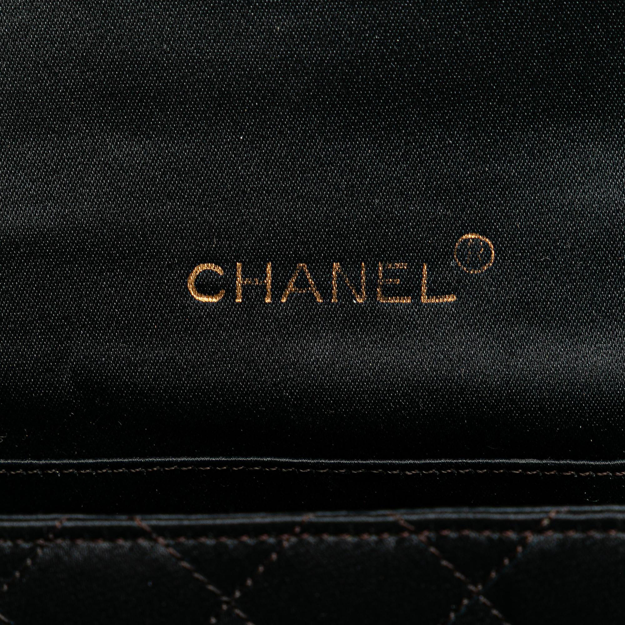 Chanel Mini Rectangular CC Quilted Satin Flap