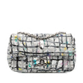 Chanel Mini Rectangular Calfskin Hand Painted Graffiti Flap