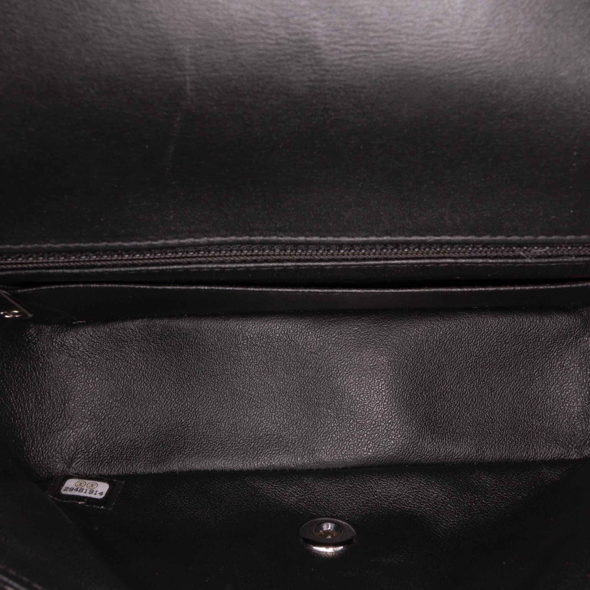 Chanel Mini Rectangular Classic Bicolor Patent Single Flap