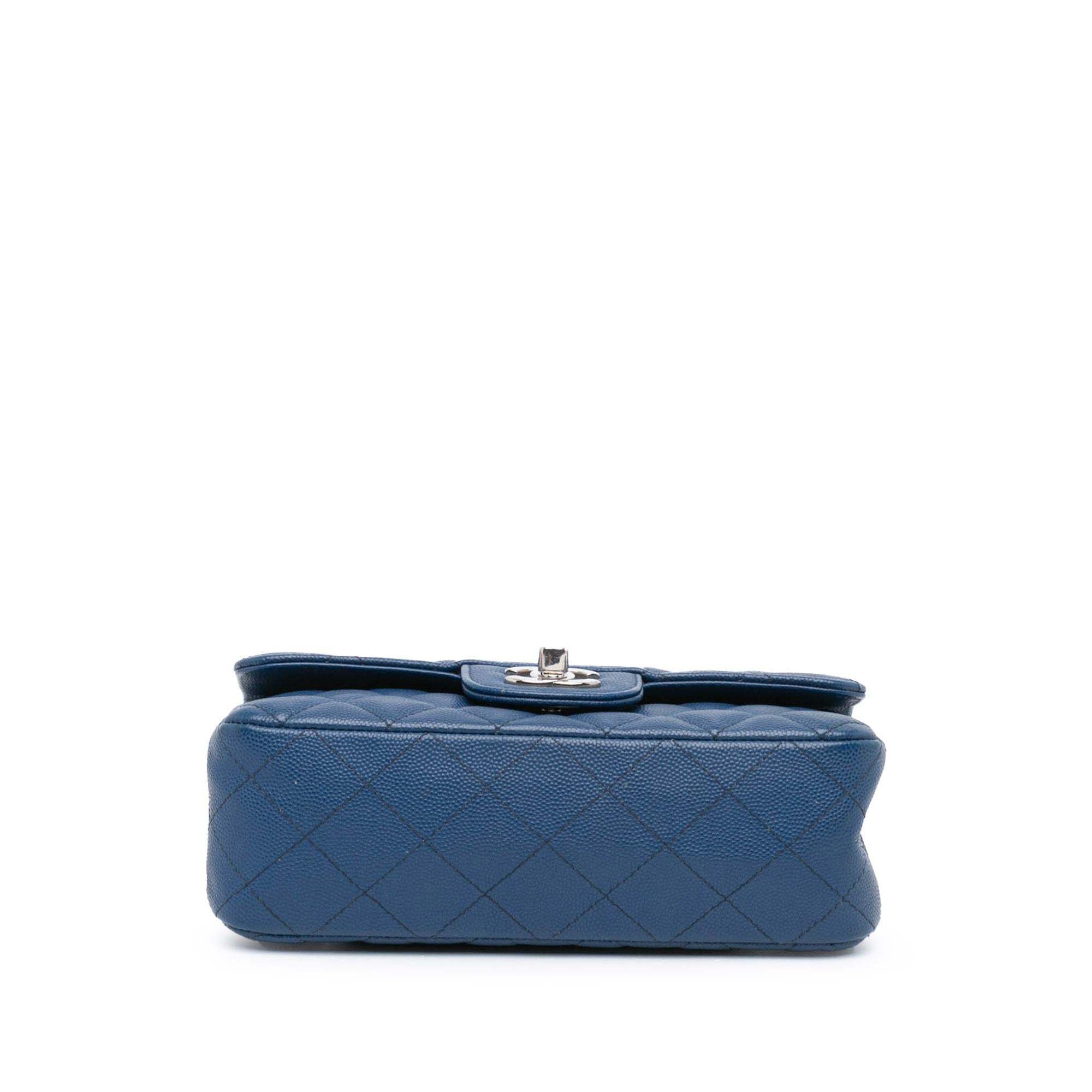 Chanel Mini Rectangular Classic Caviar Single Flap