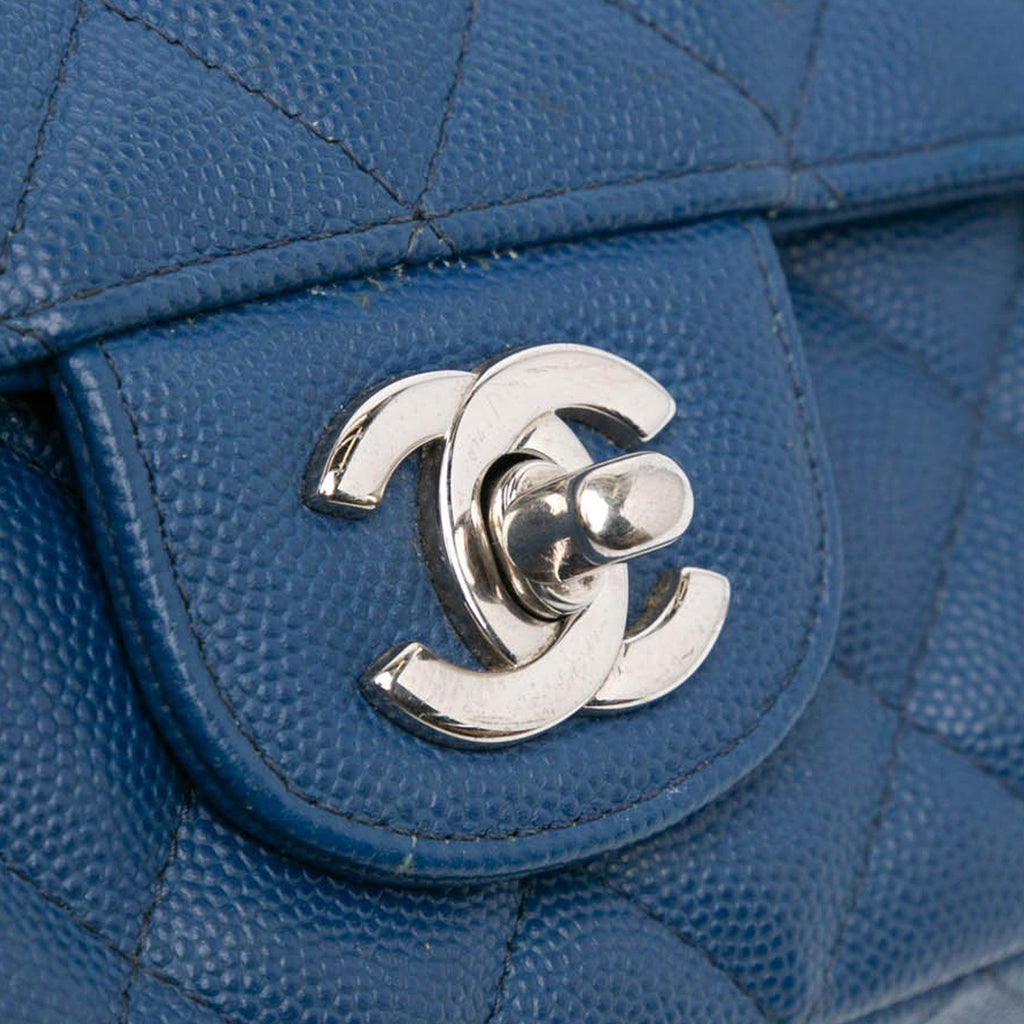 Chanel Mini Rectangular Classic Caviar Single Flap