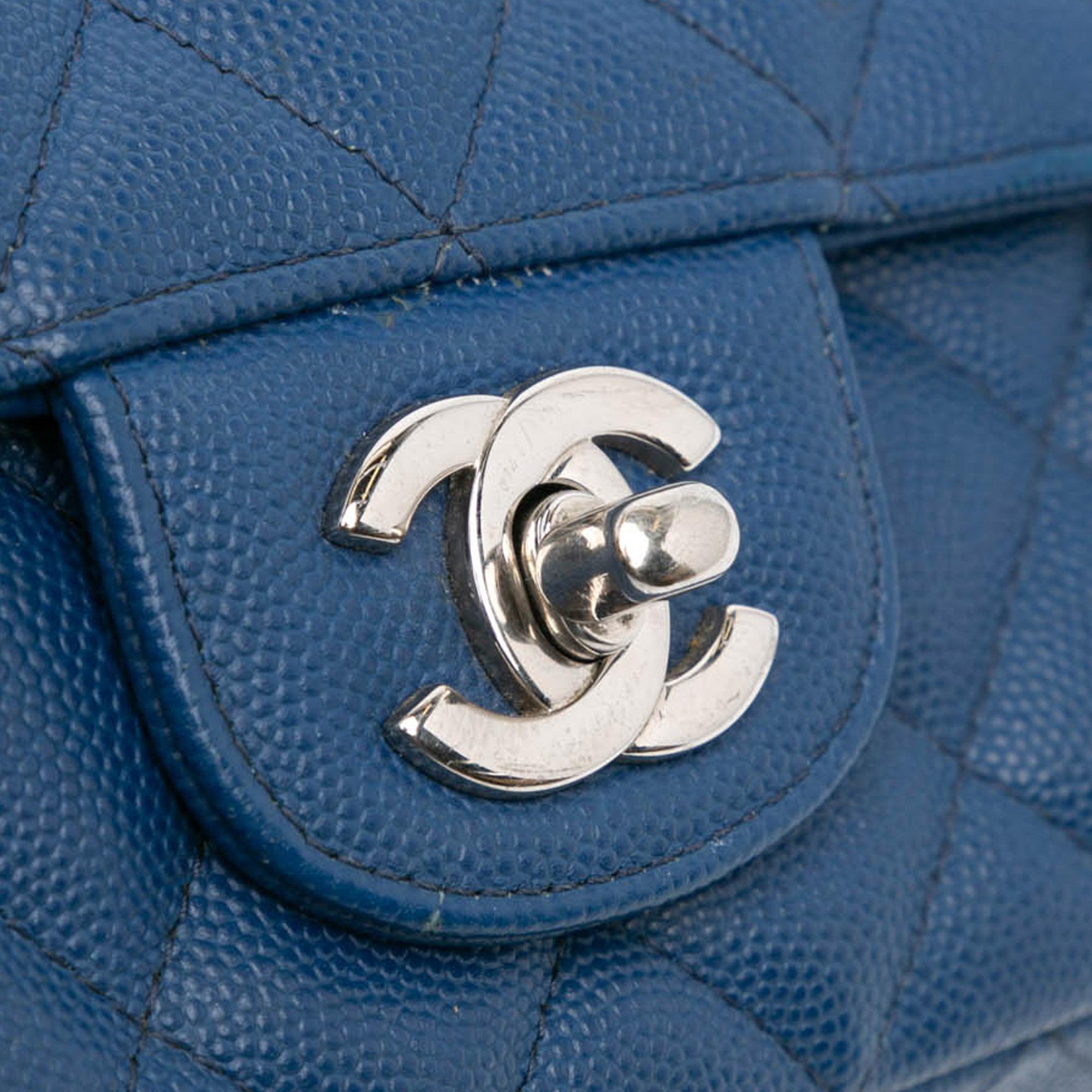 Chanel Mini Rectangular Classic Caviar Single Flap