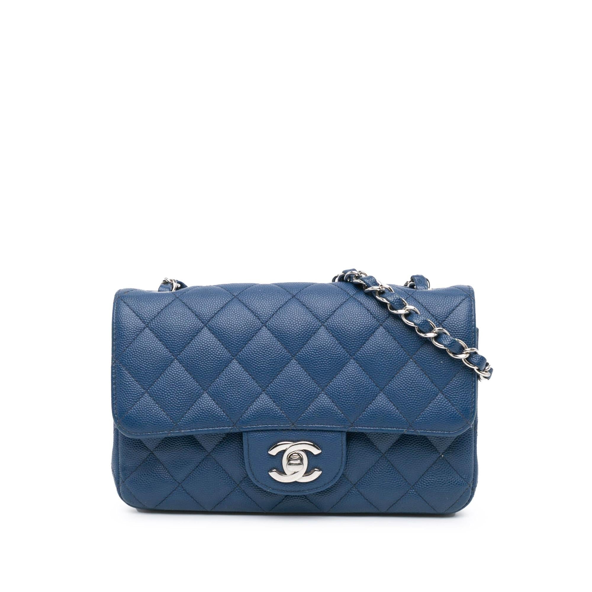 Chanel Mini Rectangular Classic Caviar Single Flap