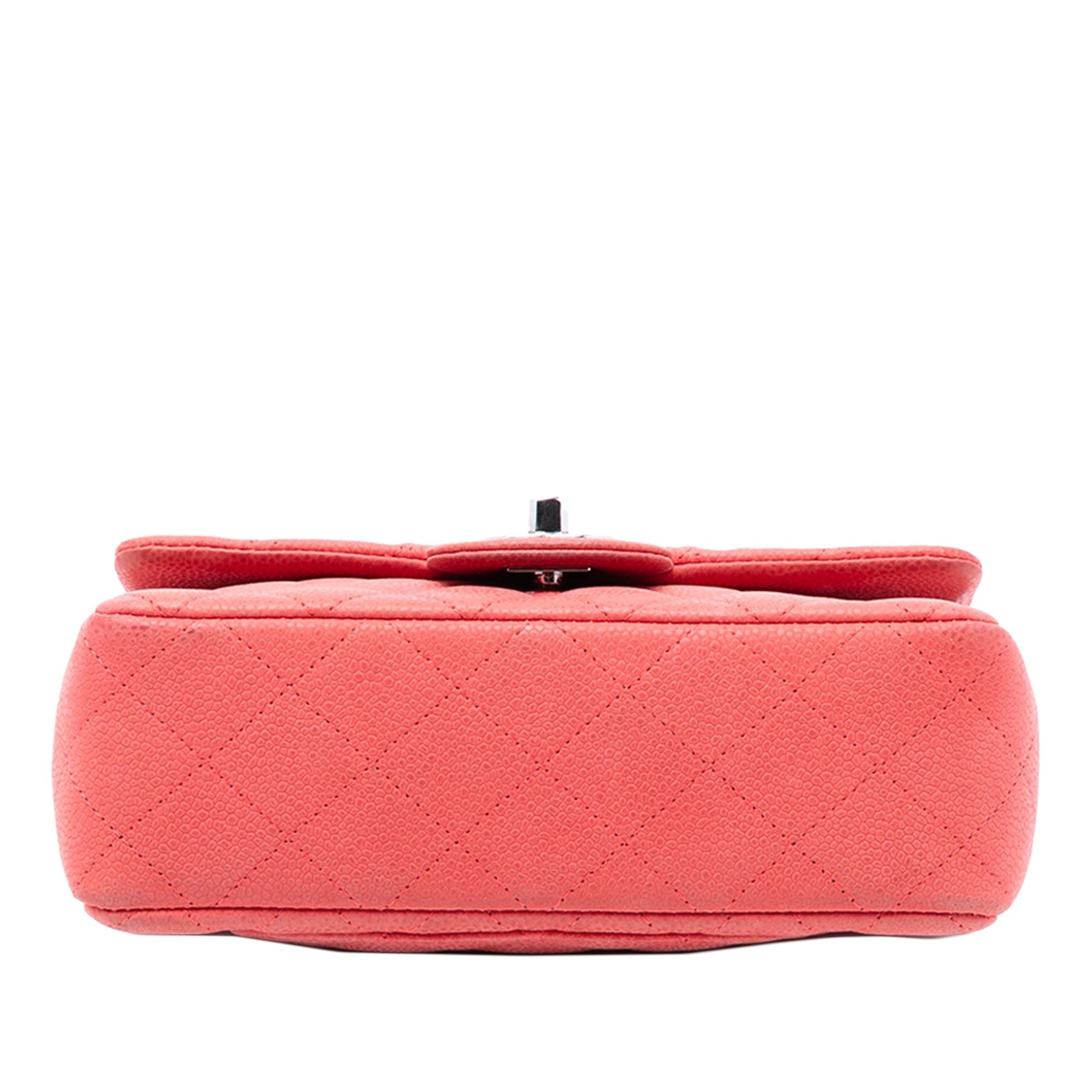 Chanel Mini Rectangular Classic Caviar Single Flap