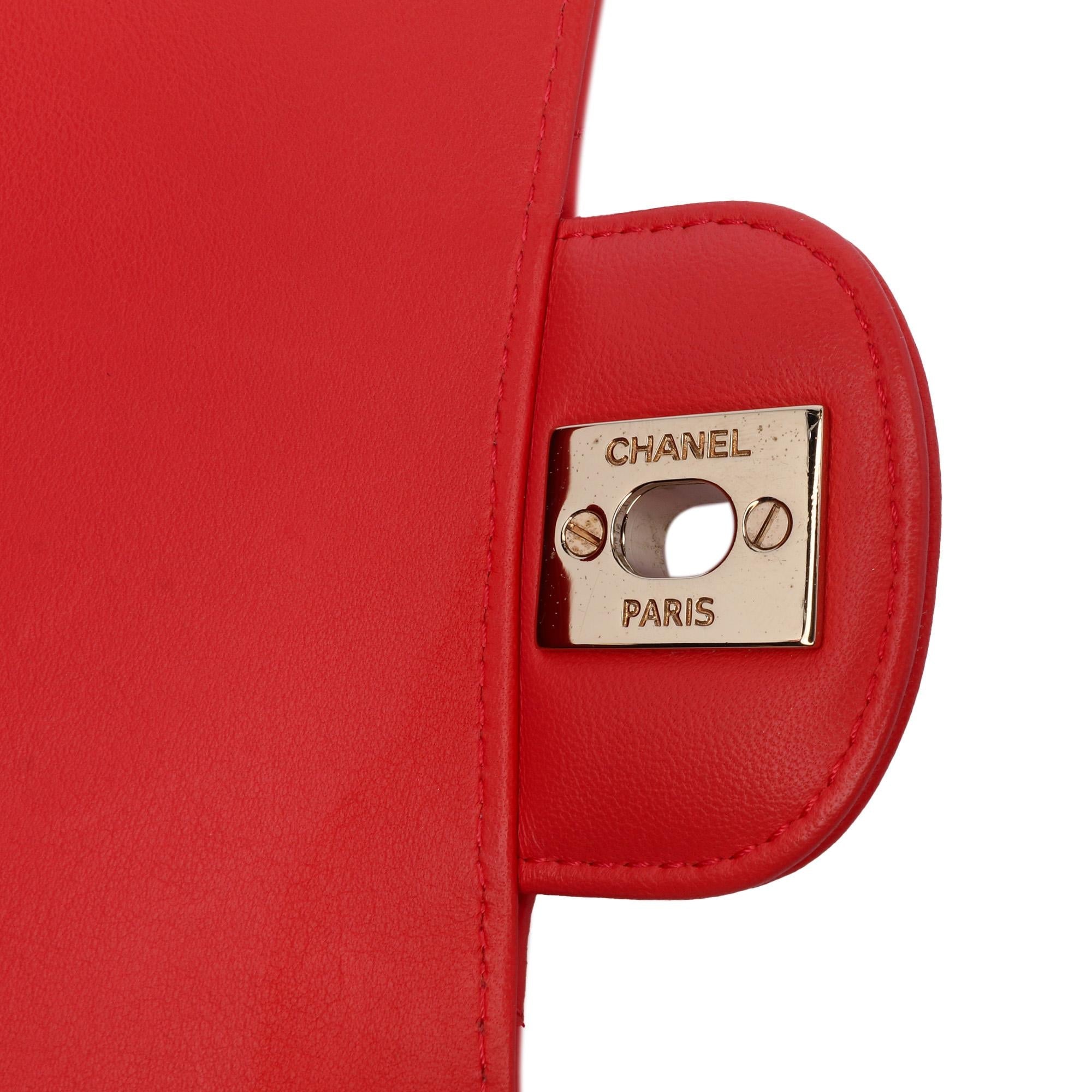 Chanel Mini Rectangular Classic Chevron Lambskin Single Flap