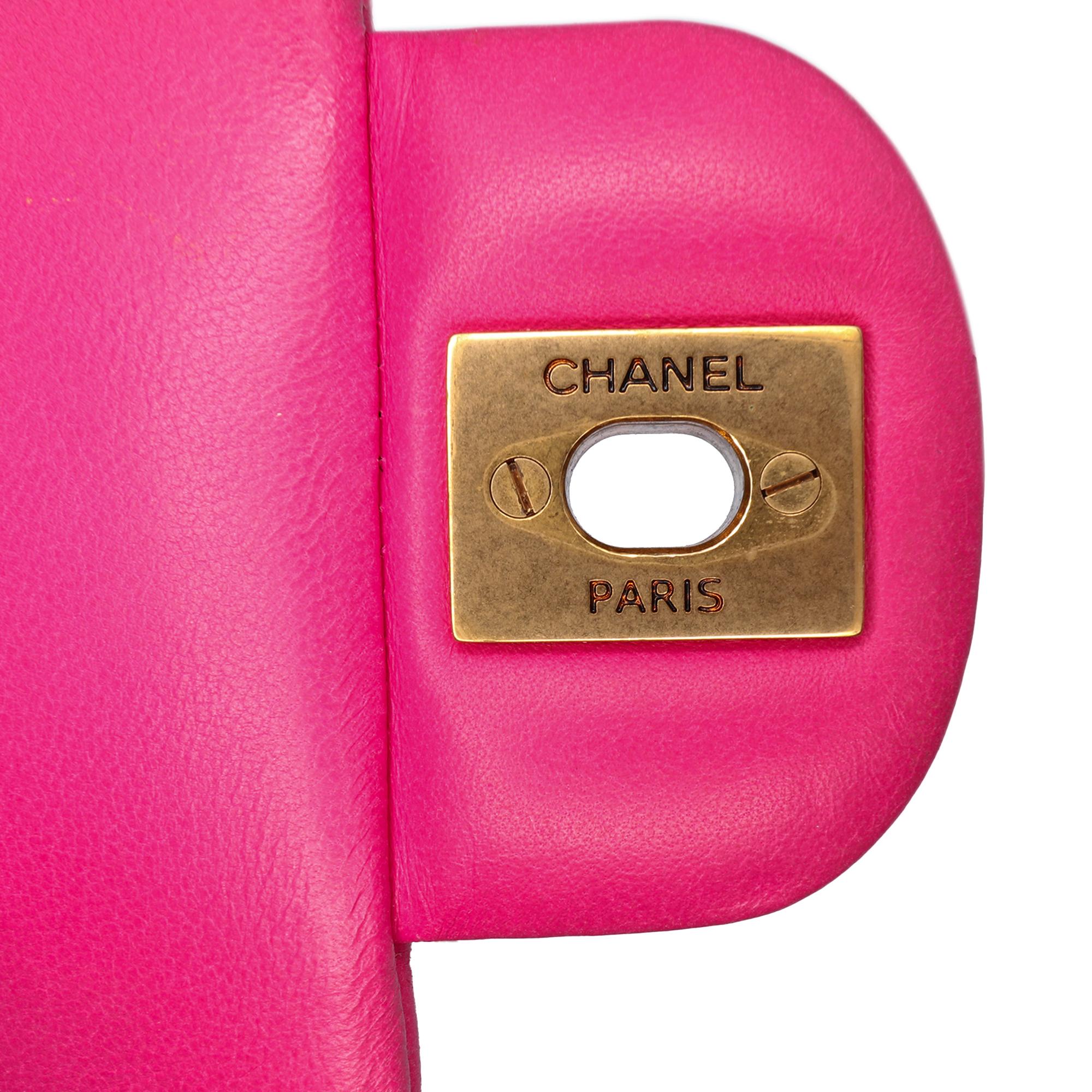 Chanel Mini Rectangular Classic Chevron Lambskin Single Flap