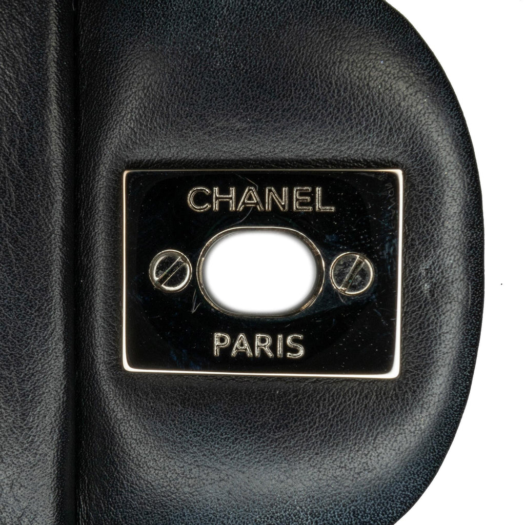 Chanel Mini Rectangular Classic Chevron Patent Single Flap (SHG-3MlT53)