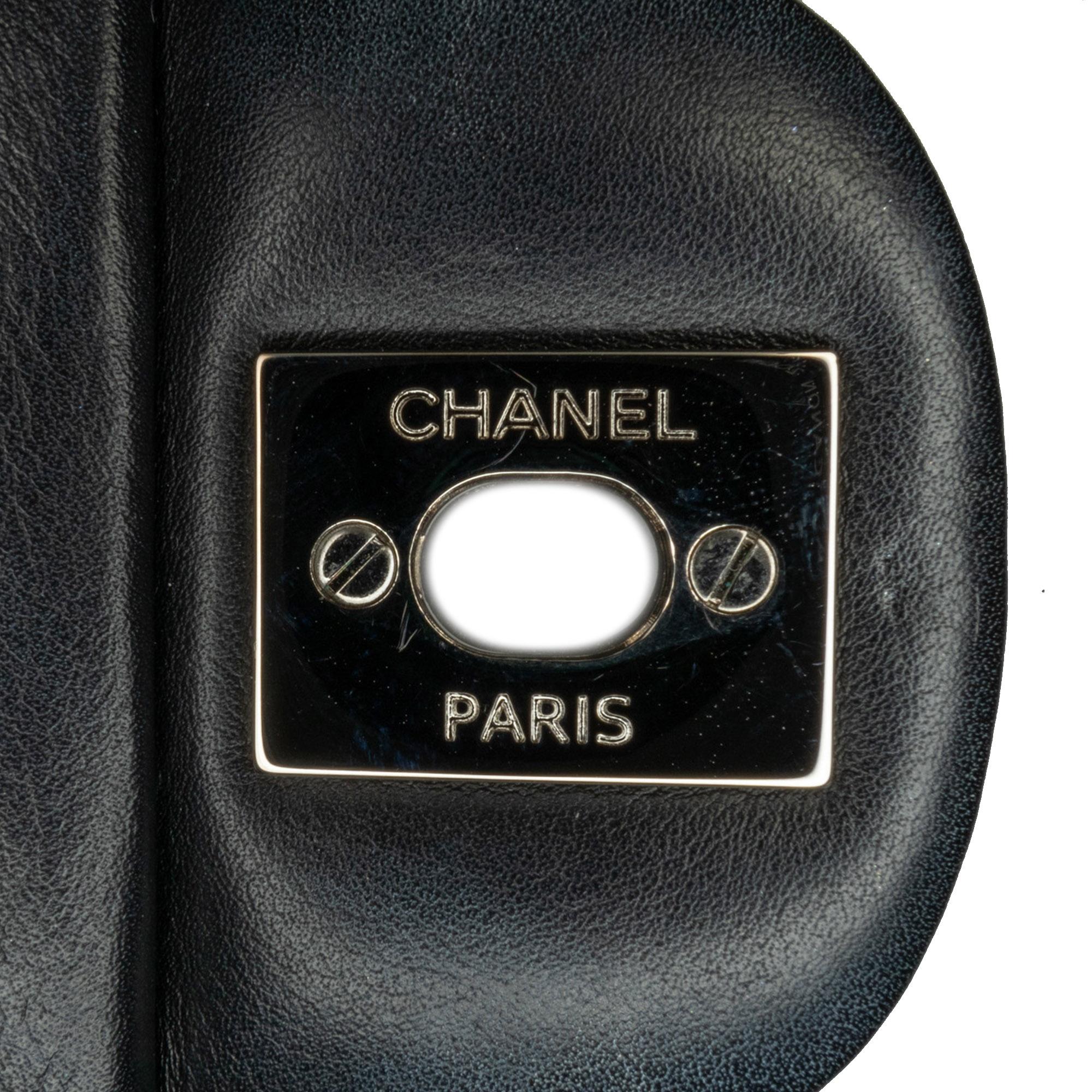 Chanel Mini Rectangular Classic Chevron Patent Single Flap (SHG-3MlT53)